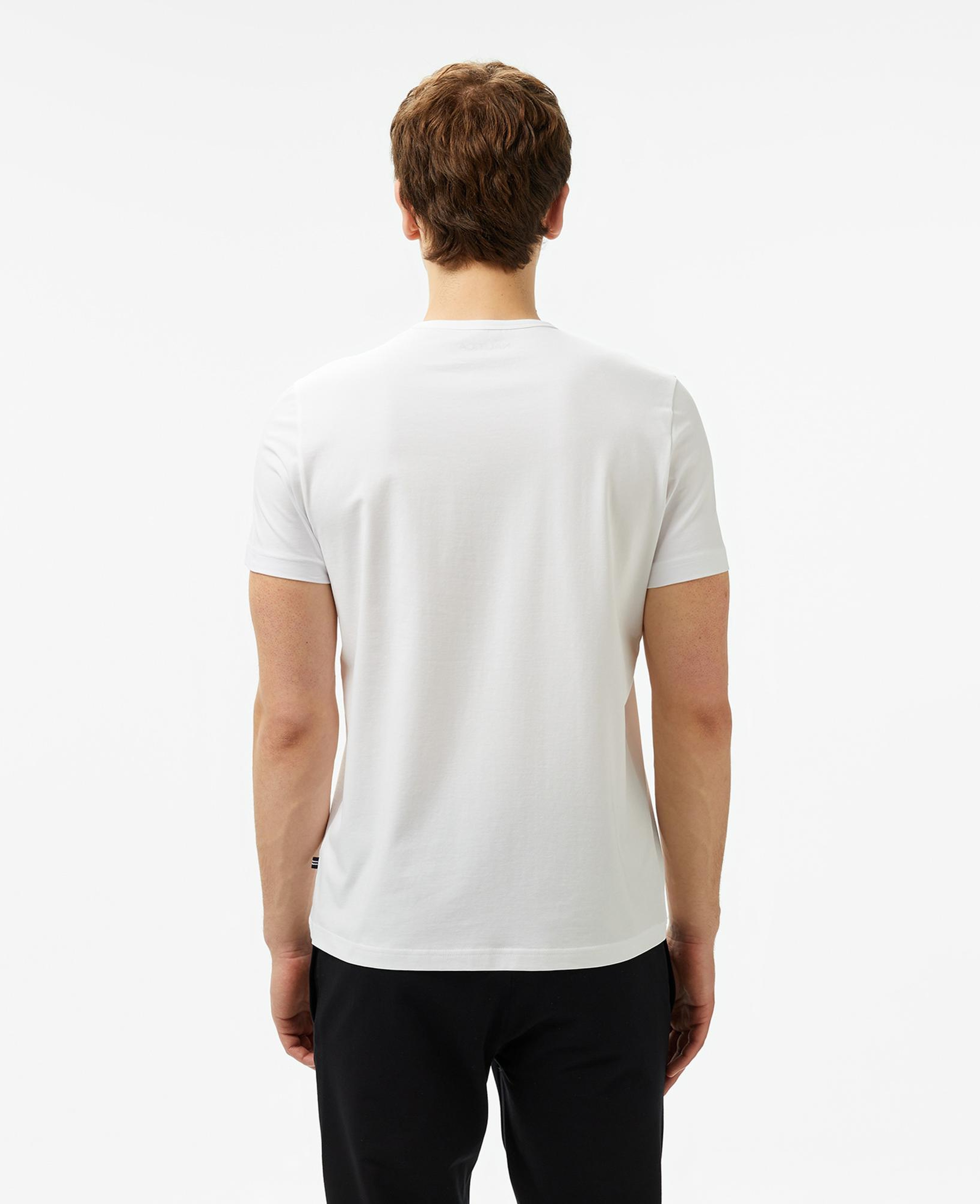 Nautica Erkek Beyaz Regular Fit T-Shirt