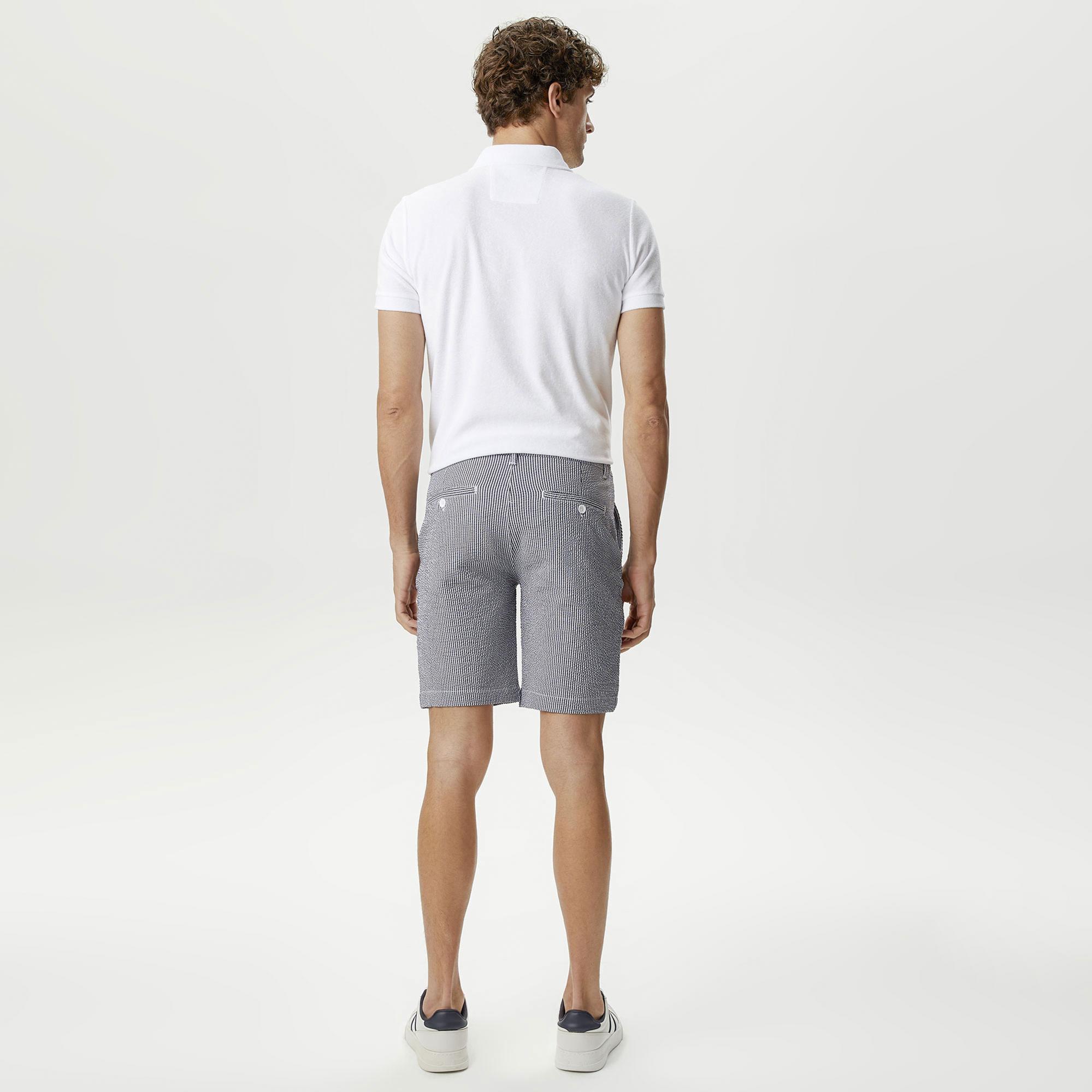 Nautica Erkek Mavi Standart Fit Bermuda