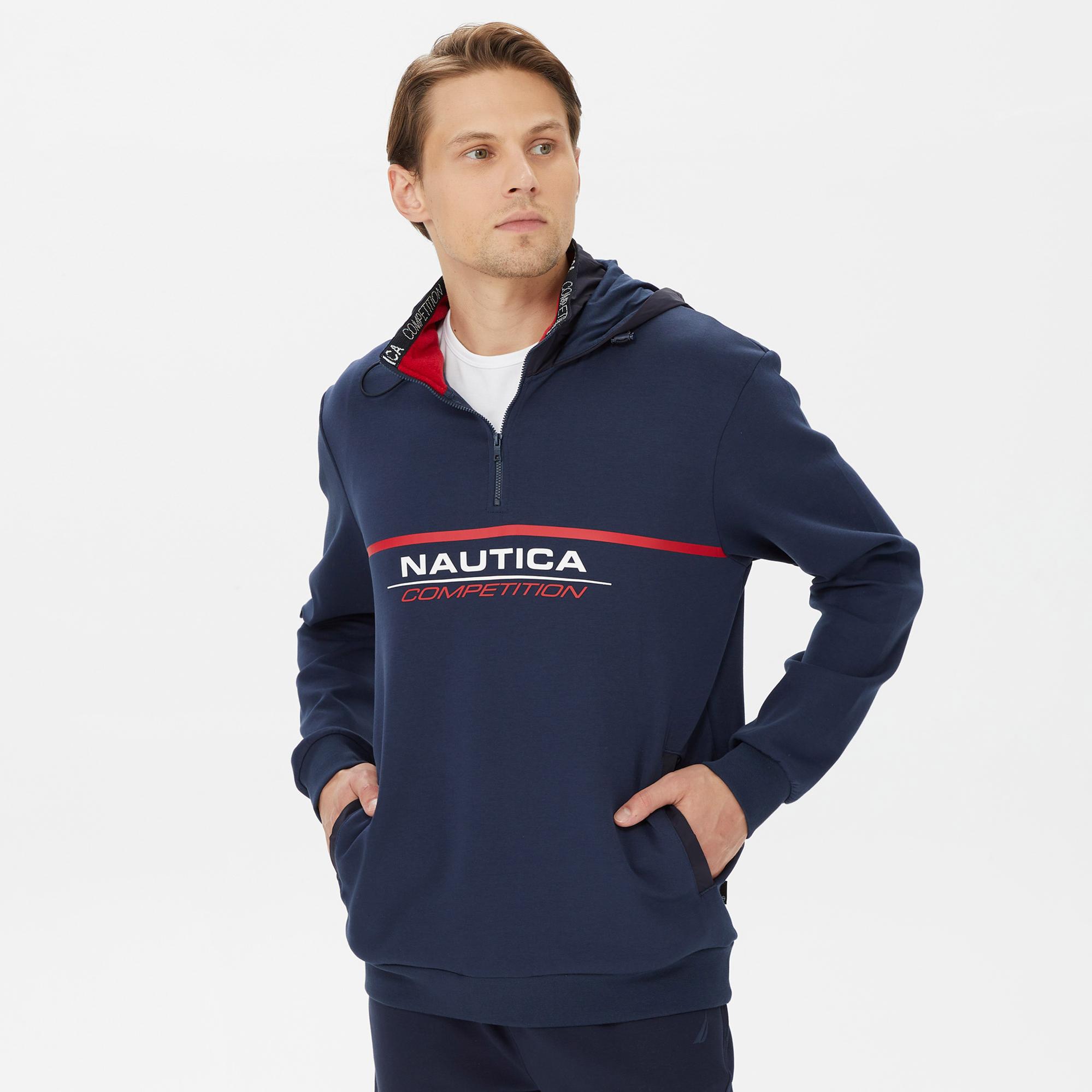 Nautica Erkek Lacivert Standart Fit Sweatshirt