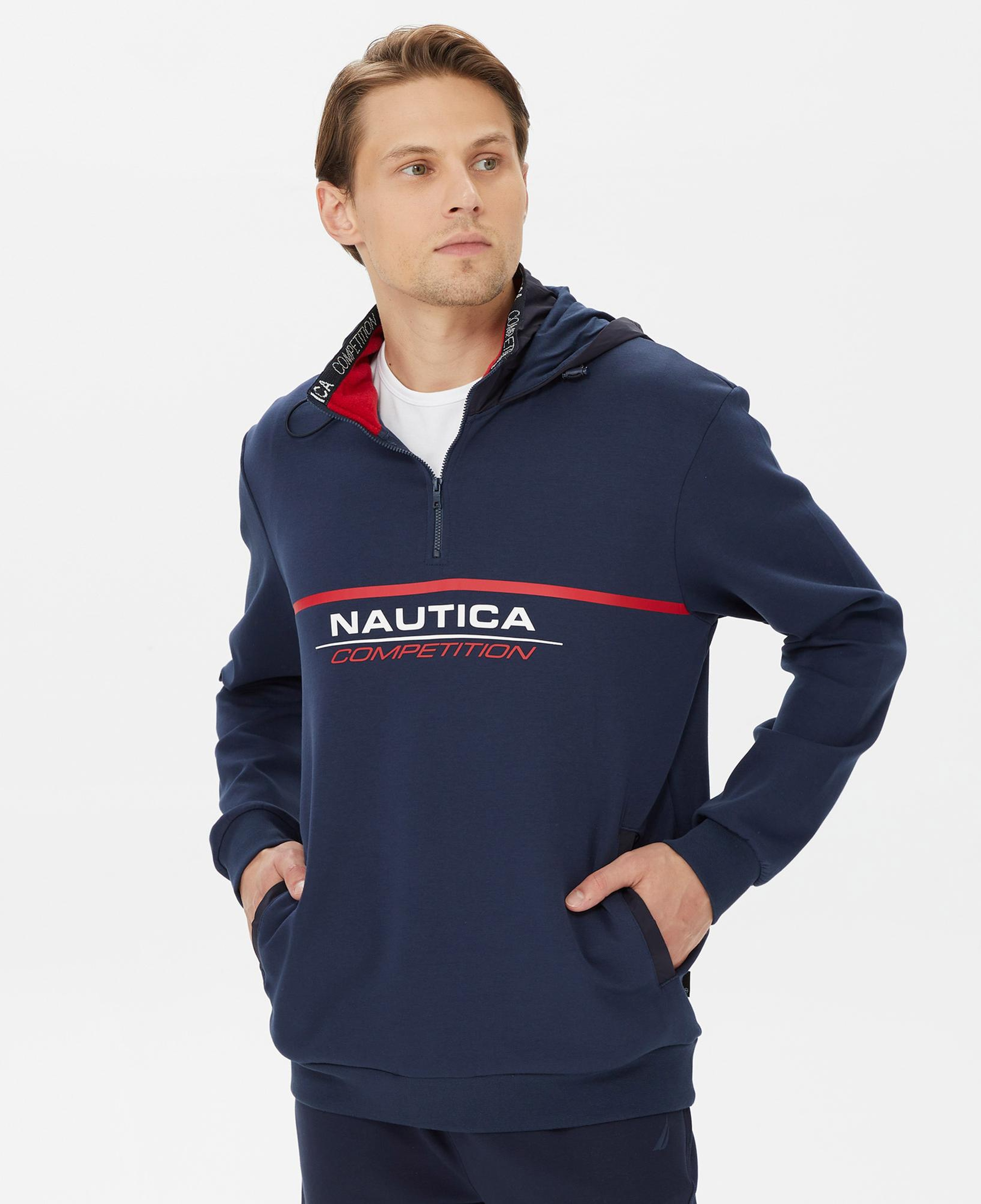Nautica Erkek Lacivert Standart Fit Sweatshirt