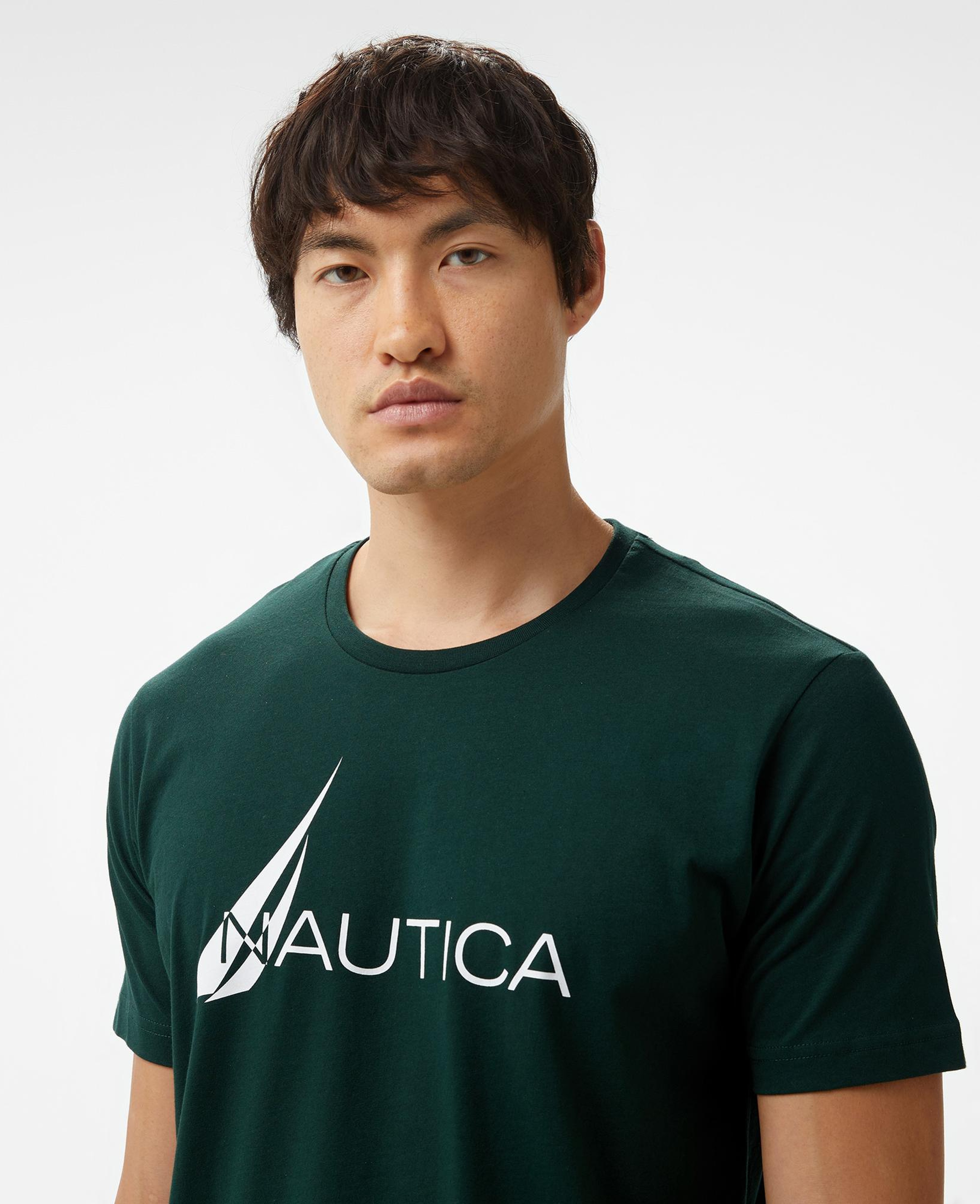 Nautica Erkek Yeşil Standart Fit T-Shirt