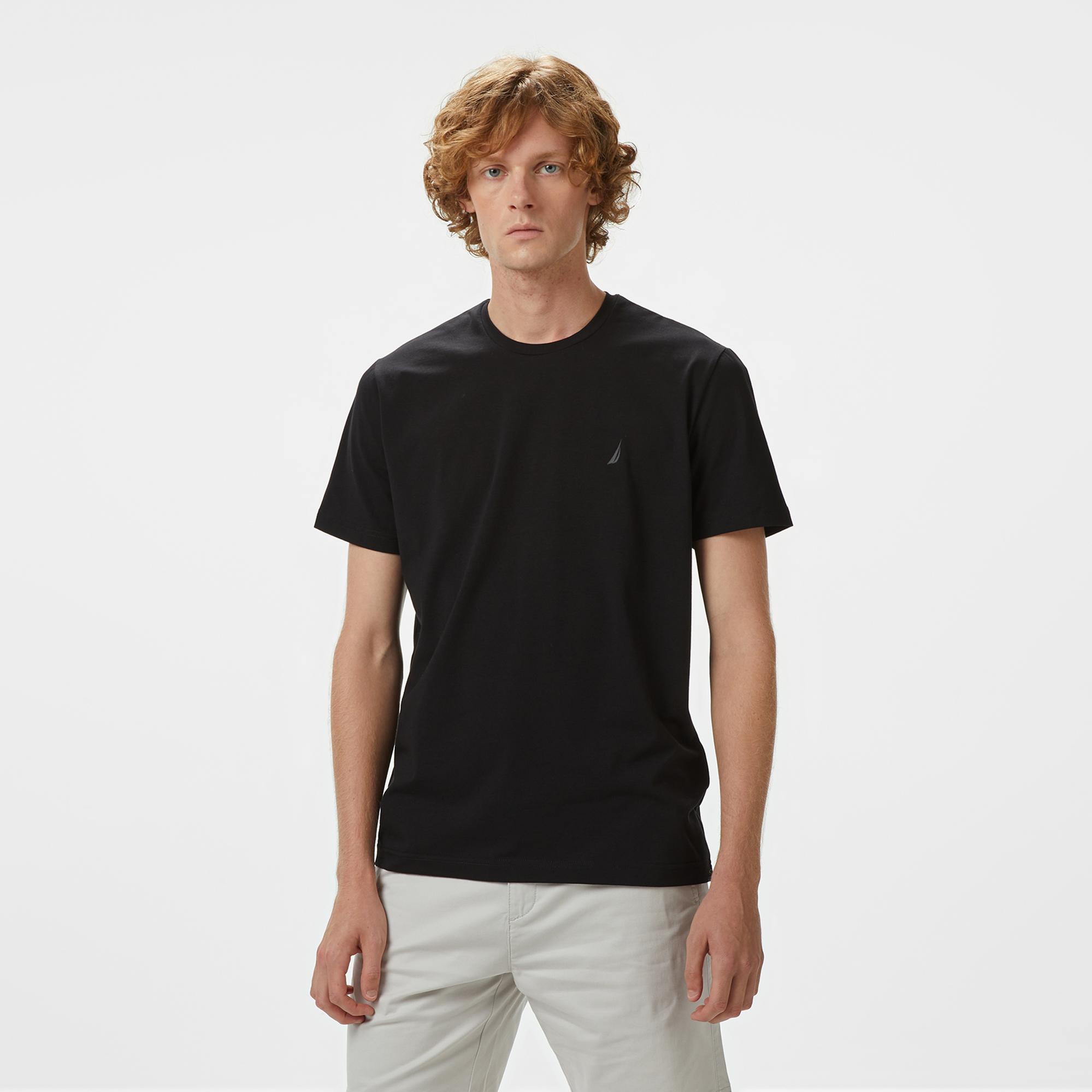 Nautica Erkek Siyah Classic Fit T-Shirt