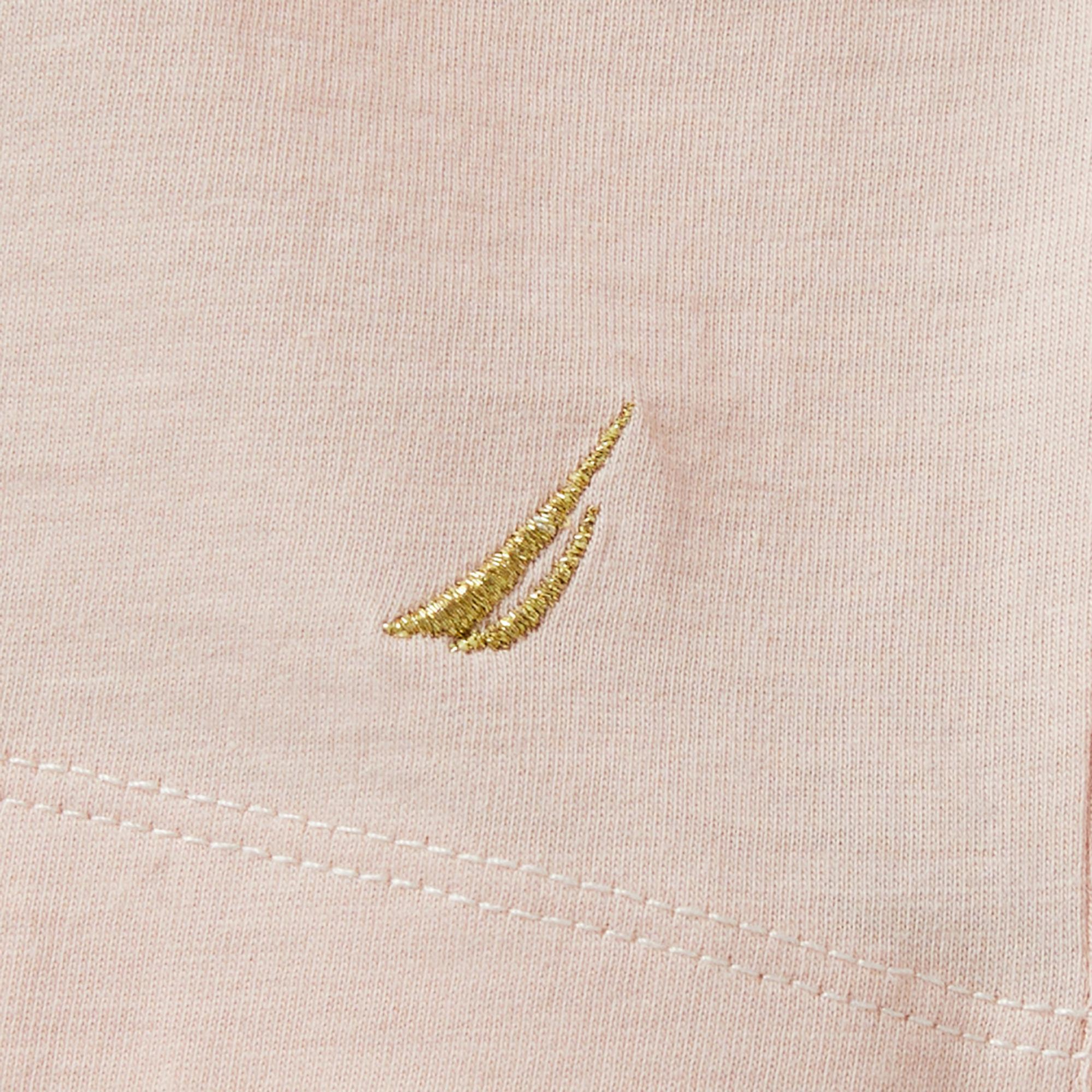 Nautica Kadın Pembe Regular Fit Renk Bloklu T-Shirt