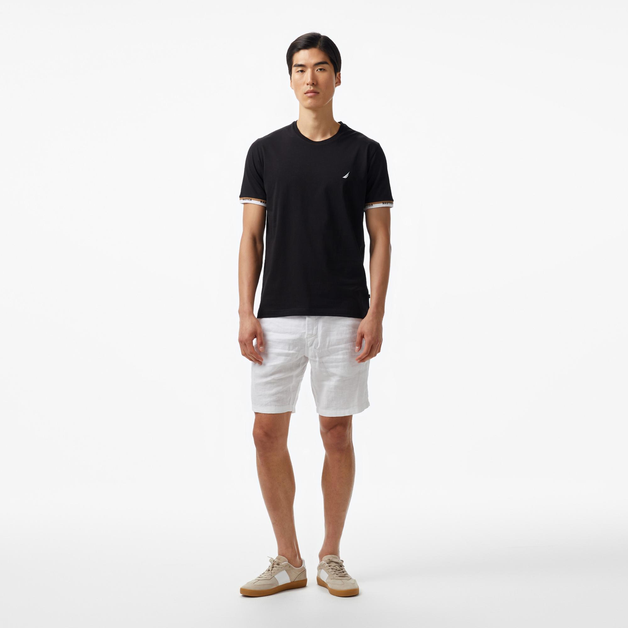 Nautica Erkek Siyah Regular Fit T-Shirt