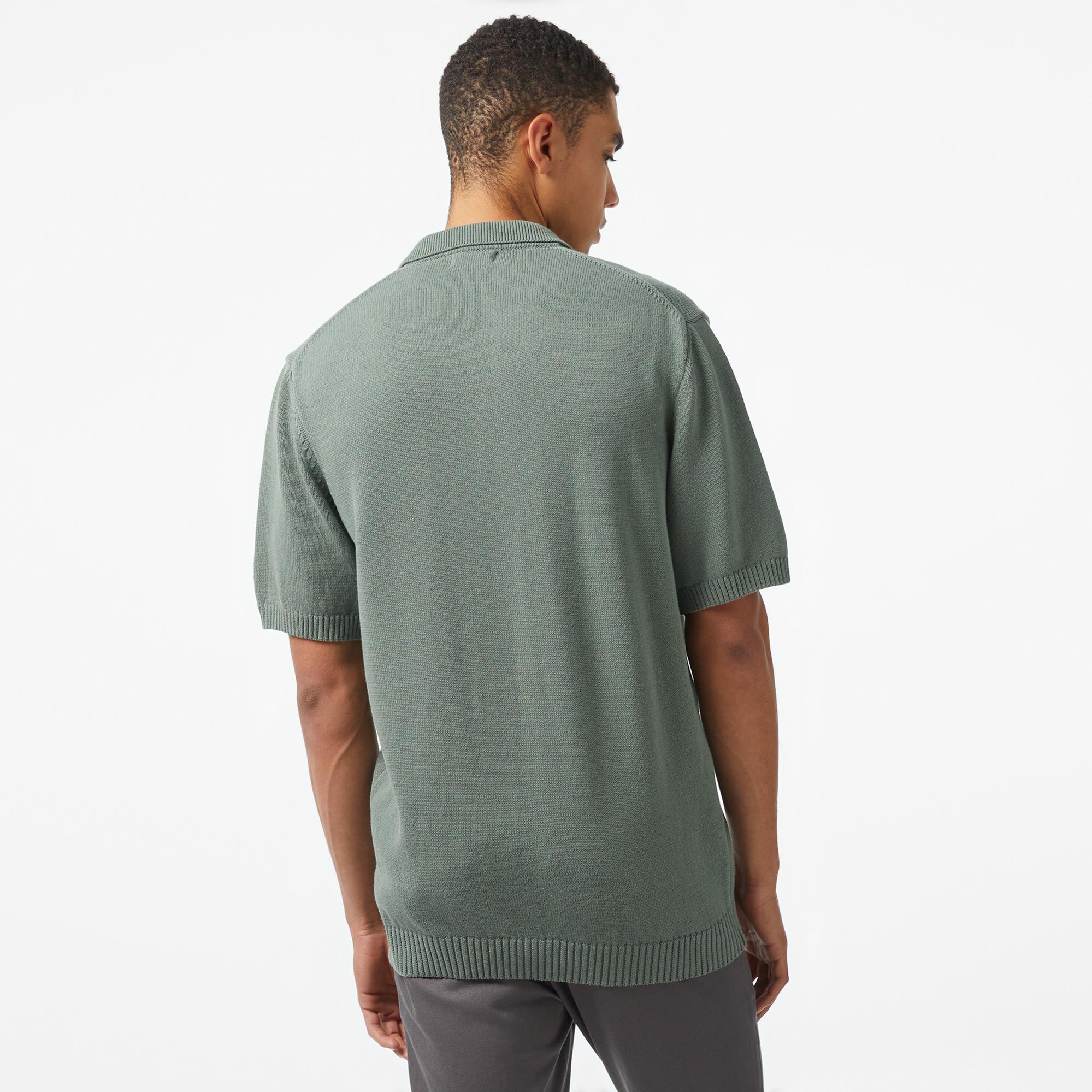 Nautica Erkek Yeşil Classic Fit Kısa Kollu Triko