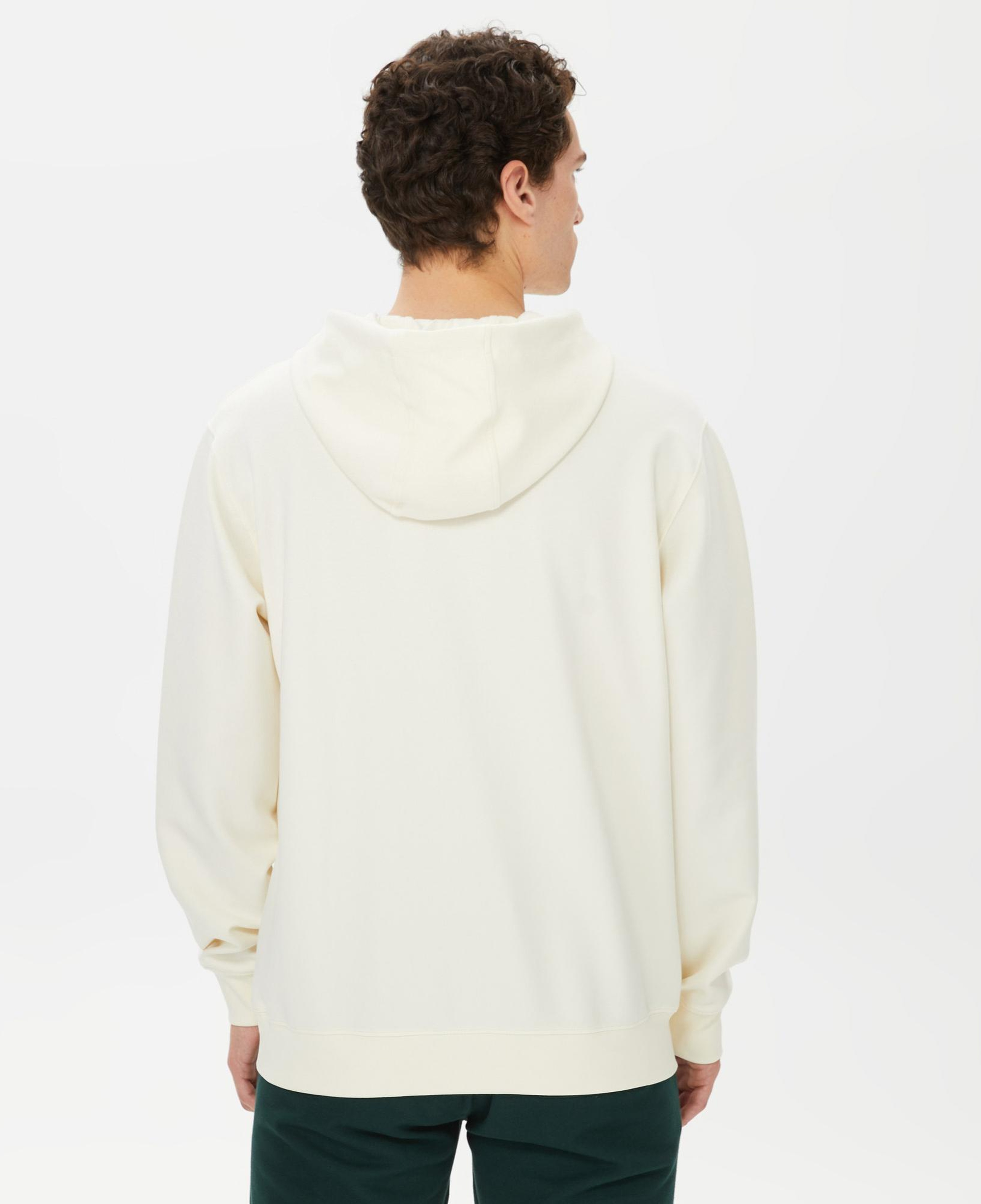 Nautica Erkek Beyaz Standart Fit Kapüşonlu Sweatshirt