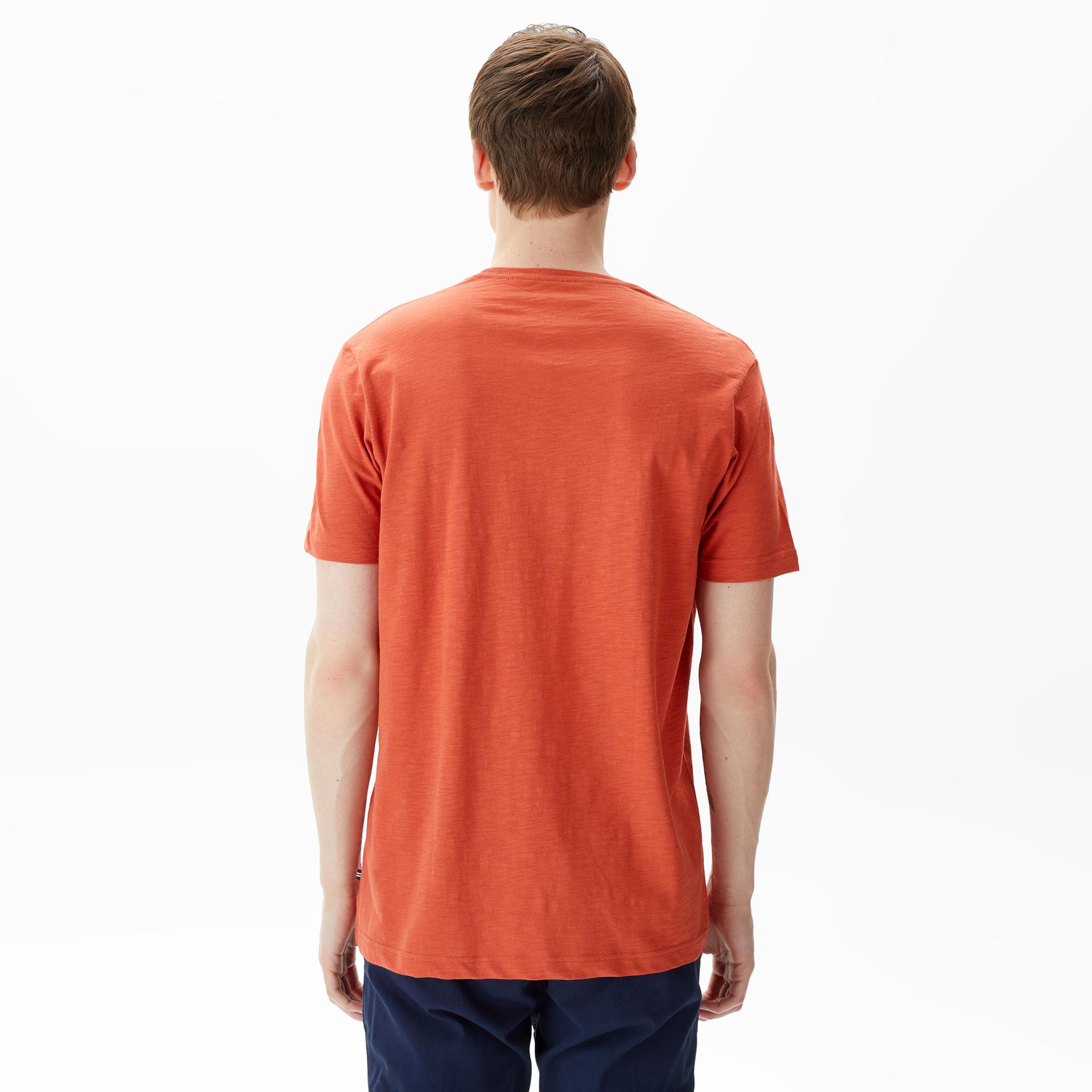 Nautica Erkek Kırmızı Standart Fit T-Shirt