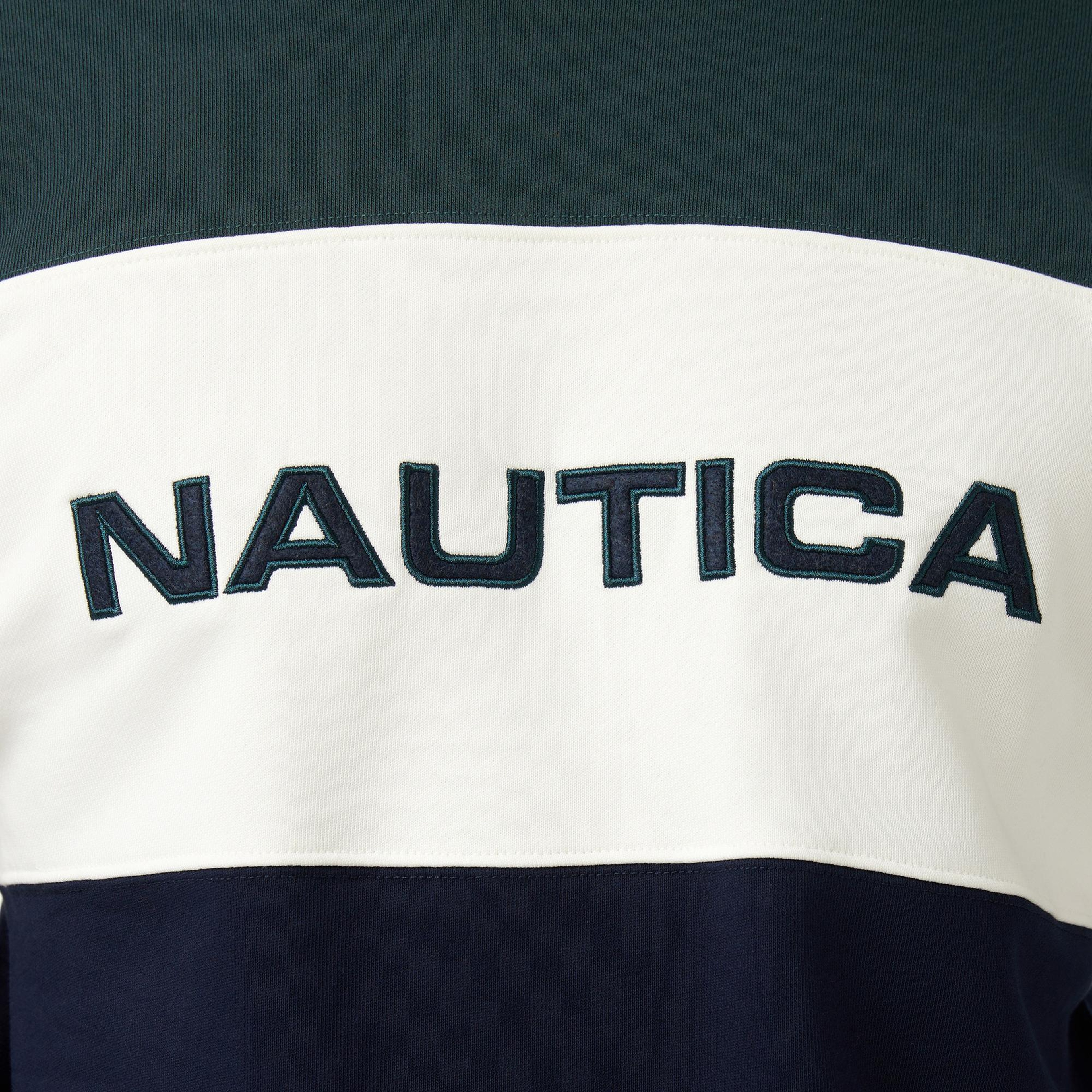 Nautica Erkek Yeşil Classic Fit Sweatshirt