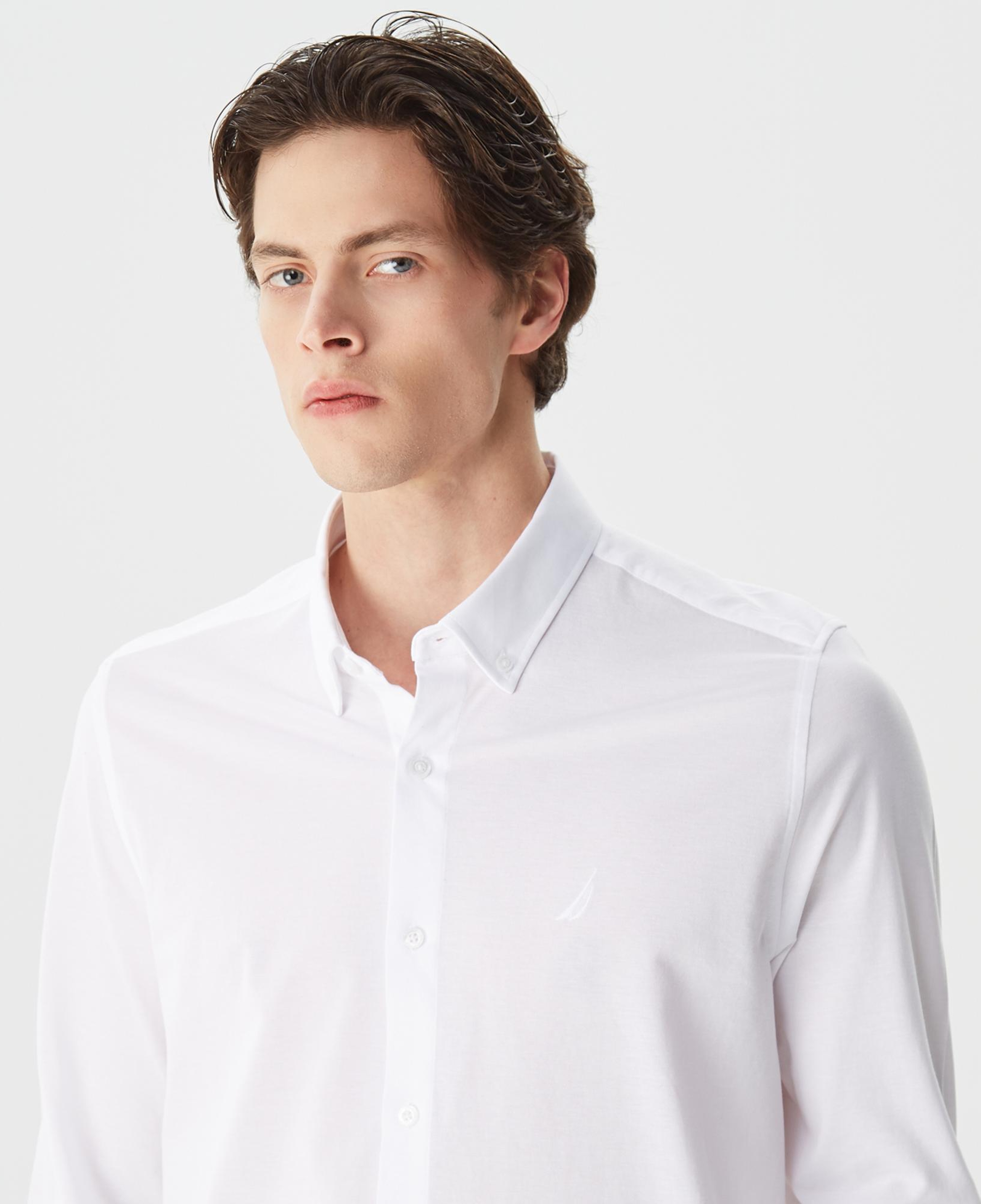 Nautica Erkek Beyaz Slim Fit Gömlek
