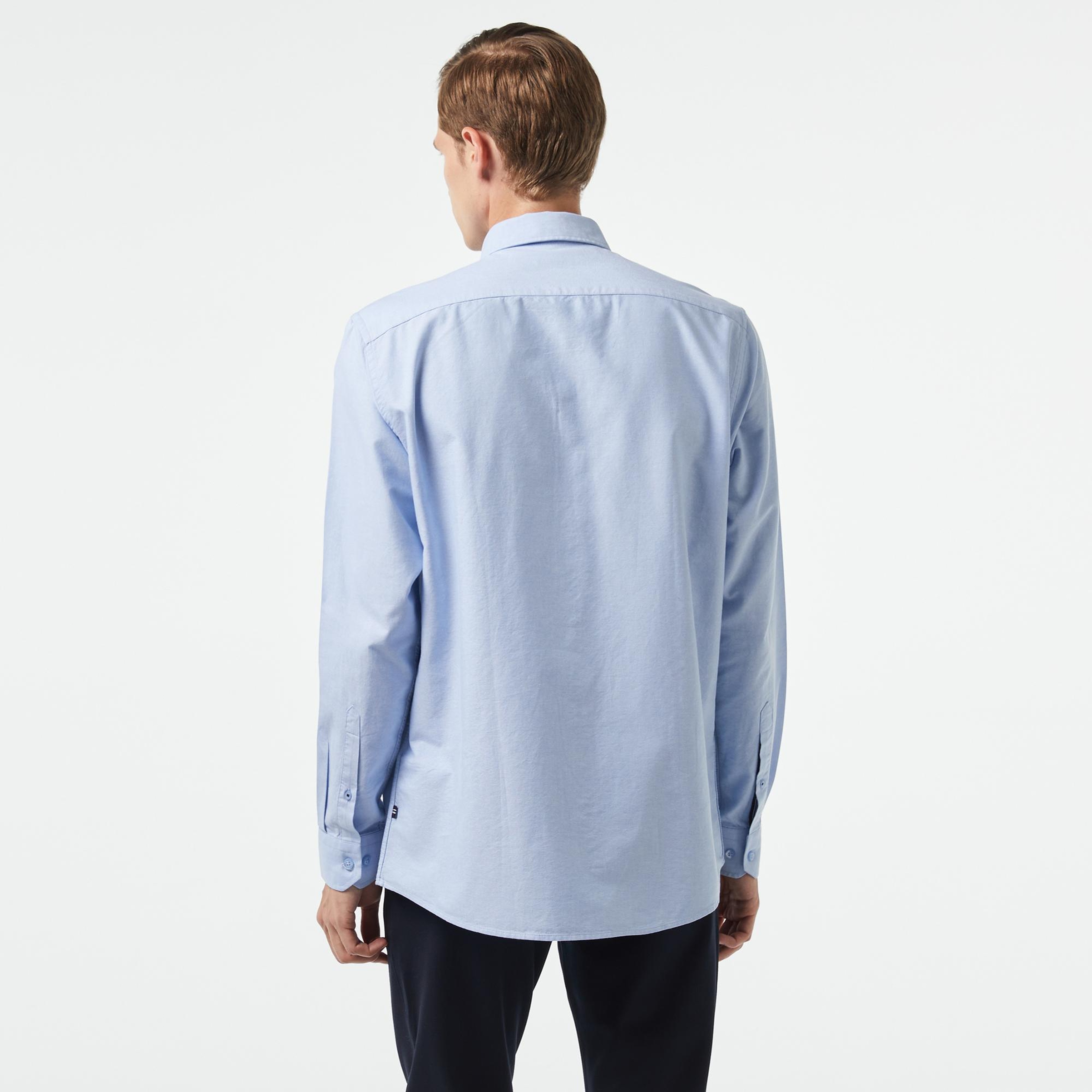 Nautica Erkek Mavi Classic Fit Gömlek