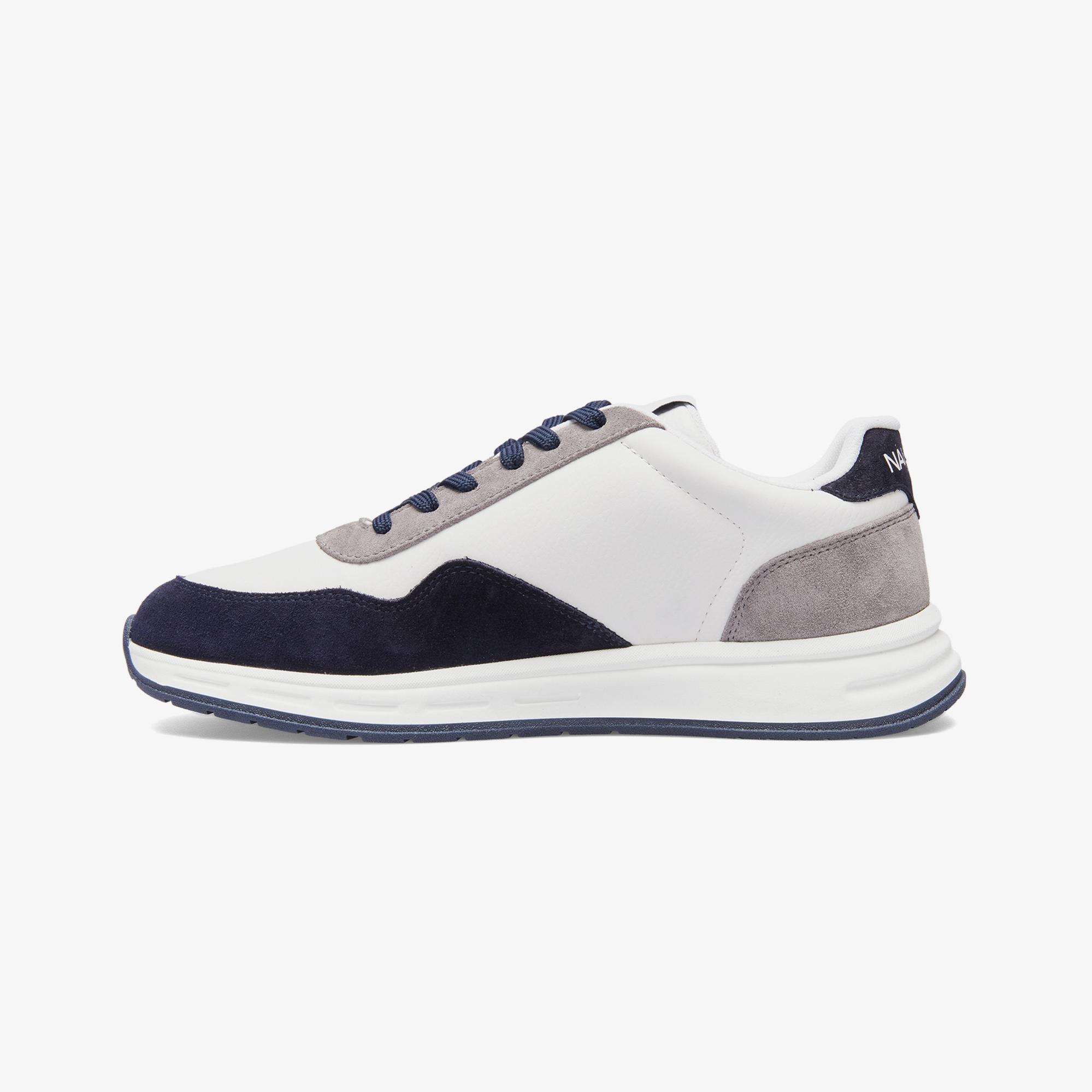 Nautica Erkek Lacivert Renk Bloklu Sneaker