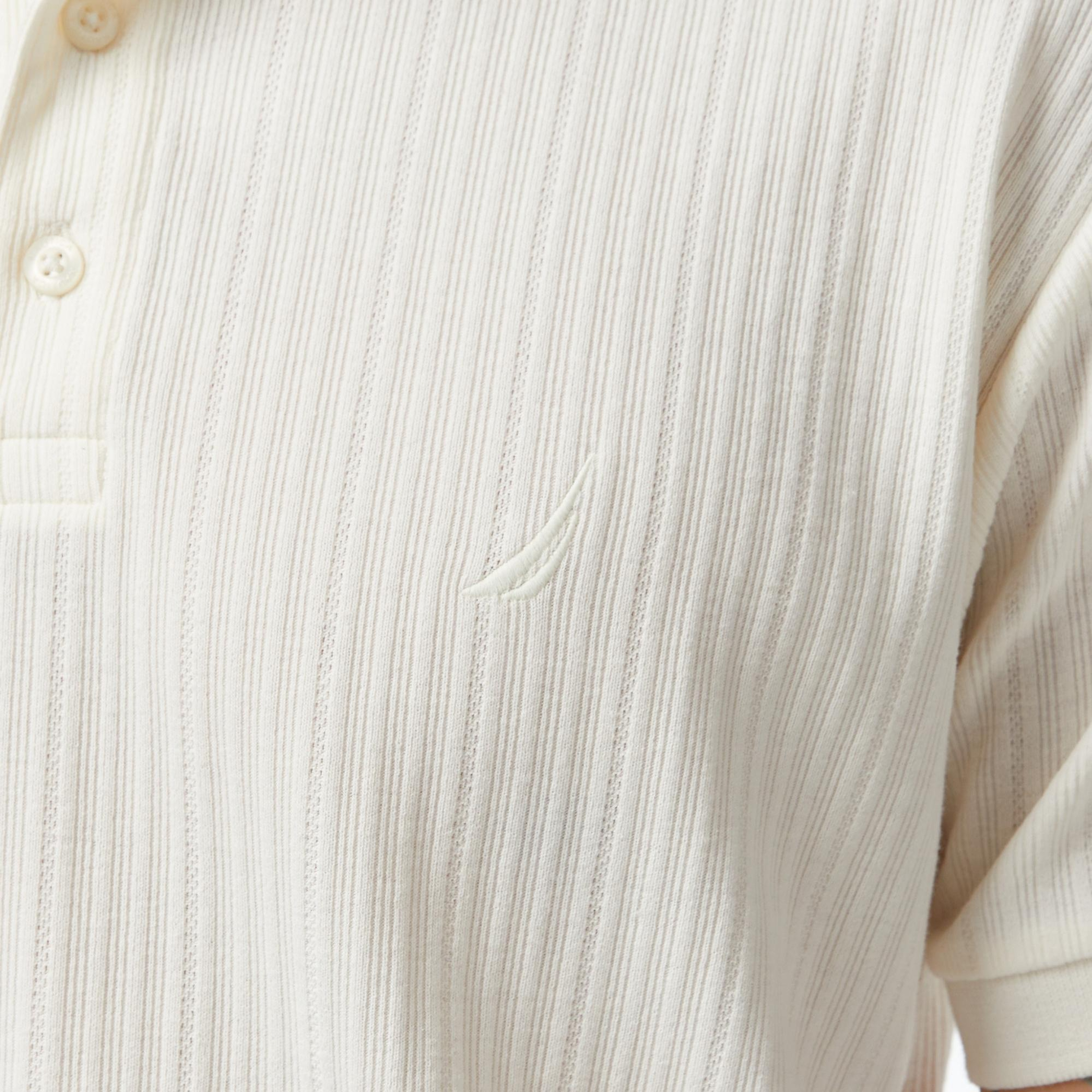 Nautica Erkek Krem Rengi Regular Fit Polo Yaka T-Shirt