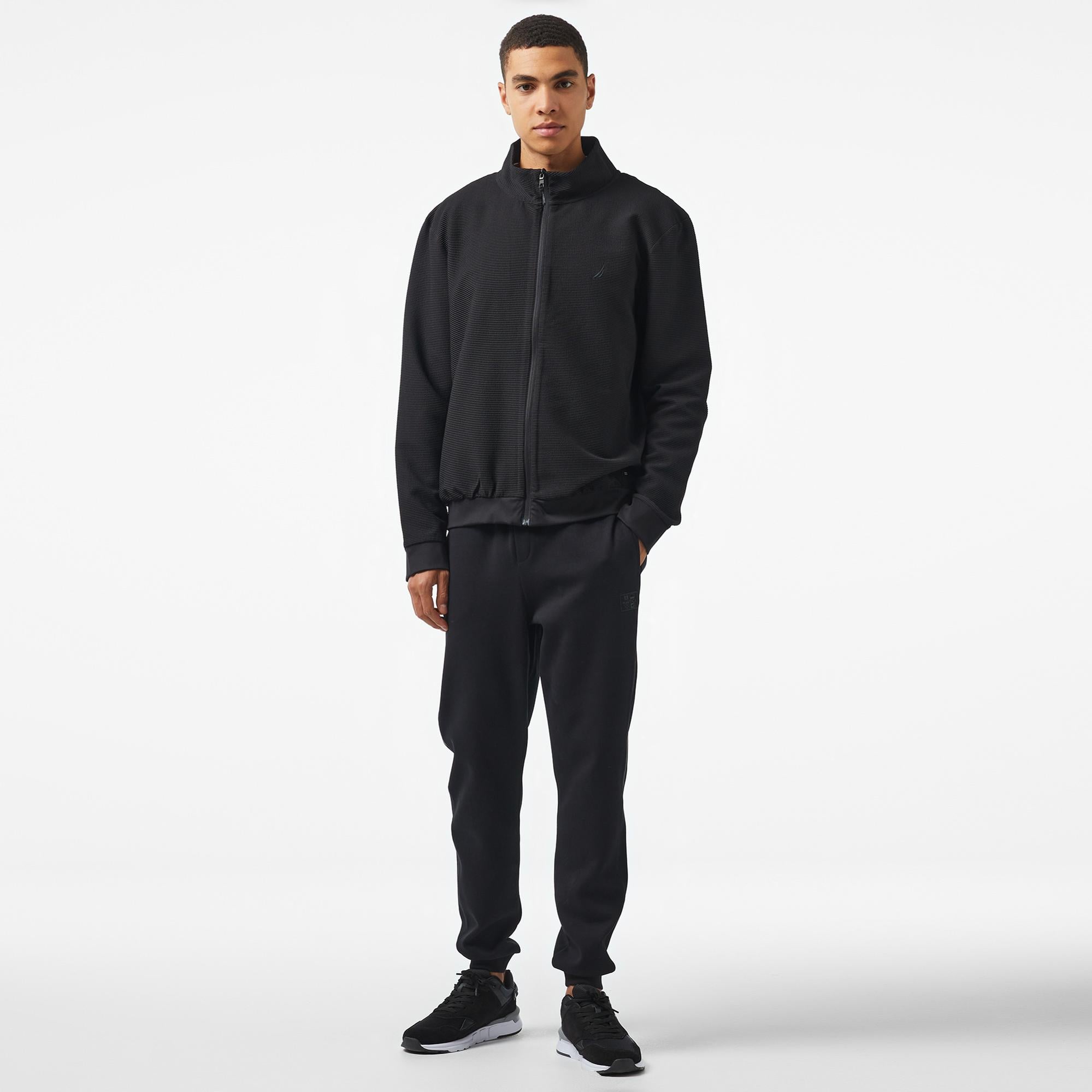 Nautica Erkek Siyah Regular Fit Sweatshirt