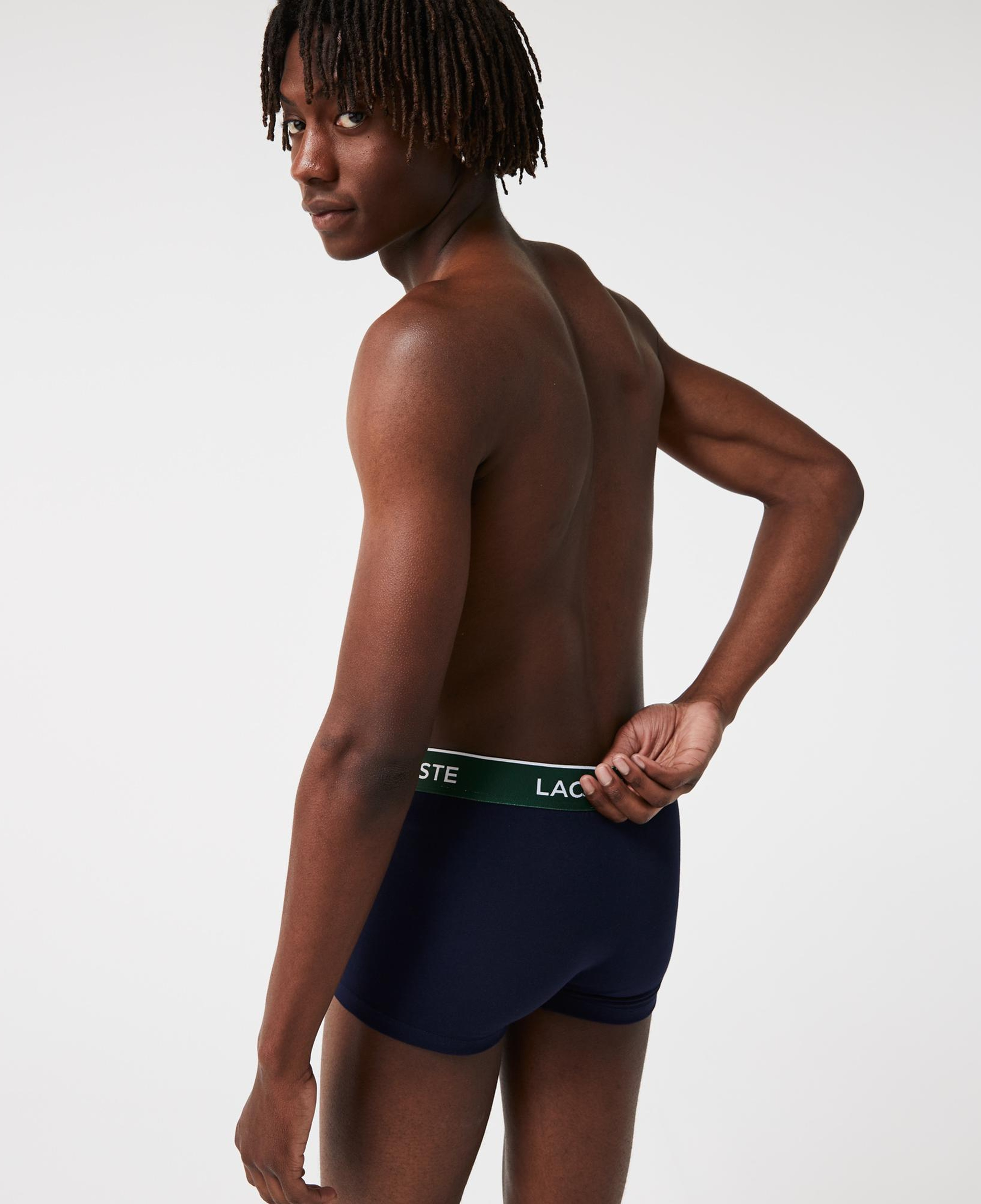 Lacoste Classic Erkek 3'lü Lacivert Boxer