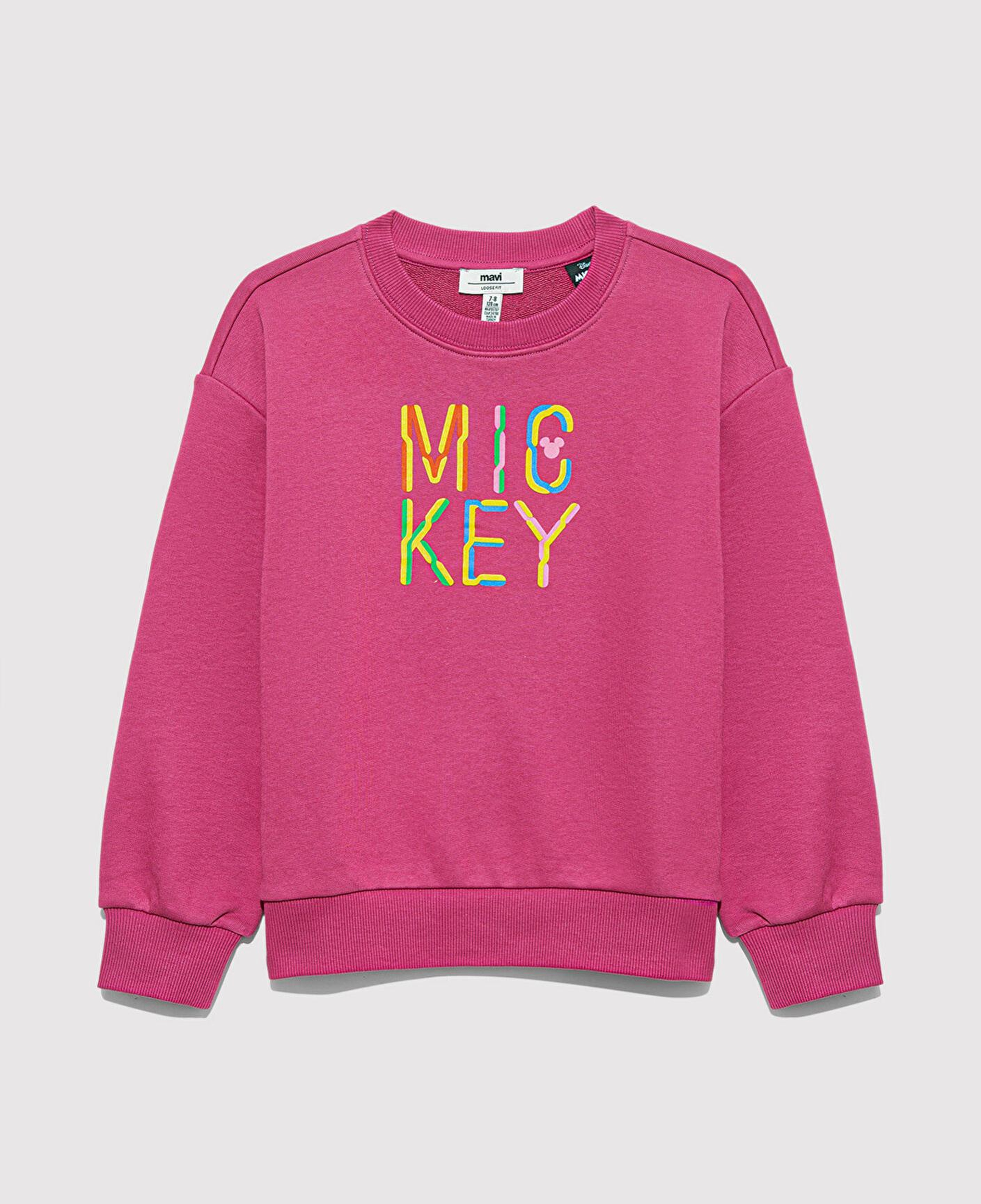 Mavi Mickey Baskılı Pembe Sweatshirt 7S10142-71085