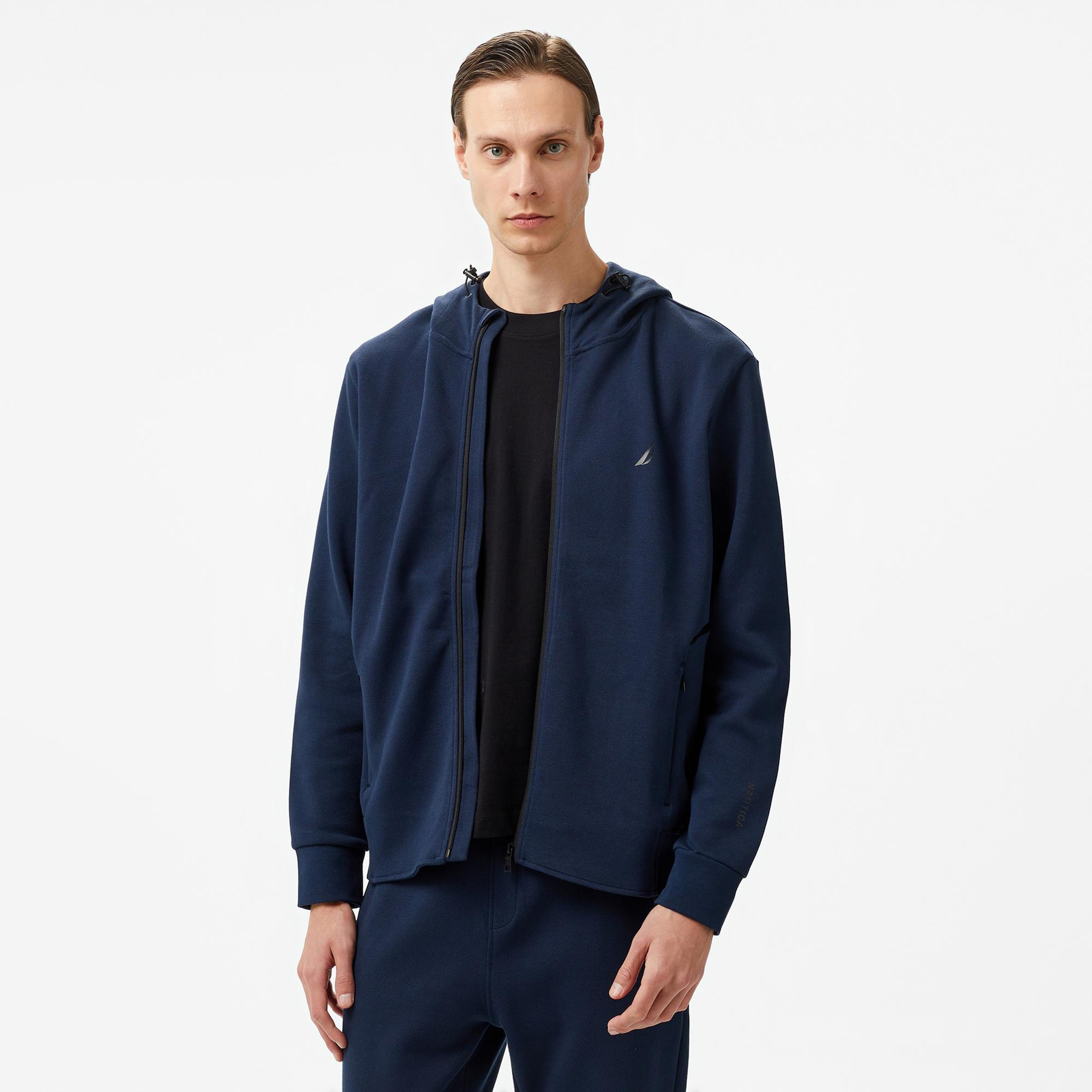 Nautica Erkek Lacivert Regular Fit Sweatshirt