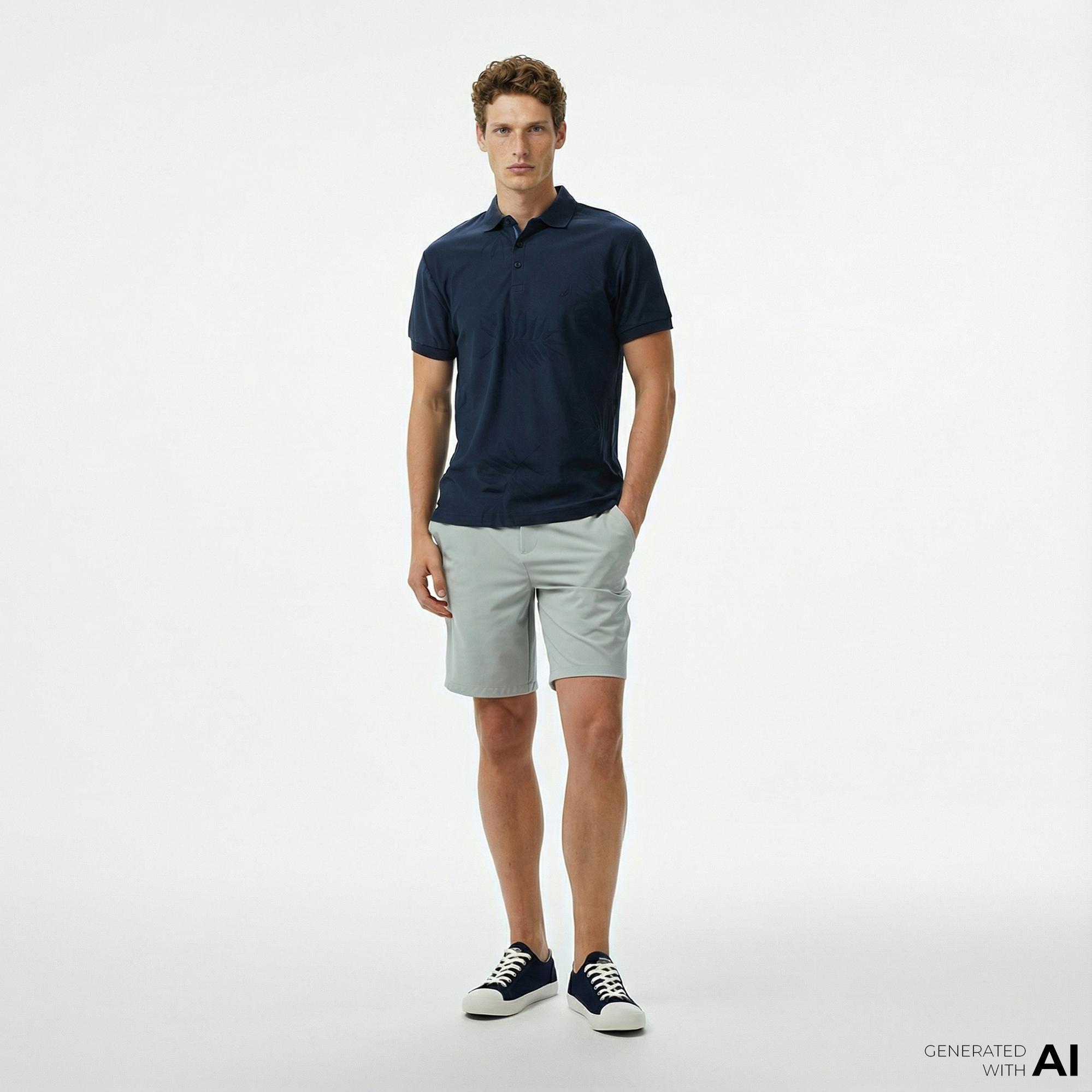 Nautica Erkek Gri Bermuda