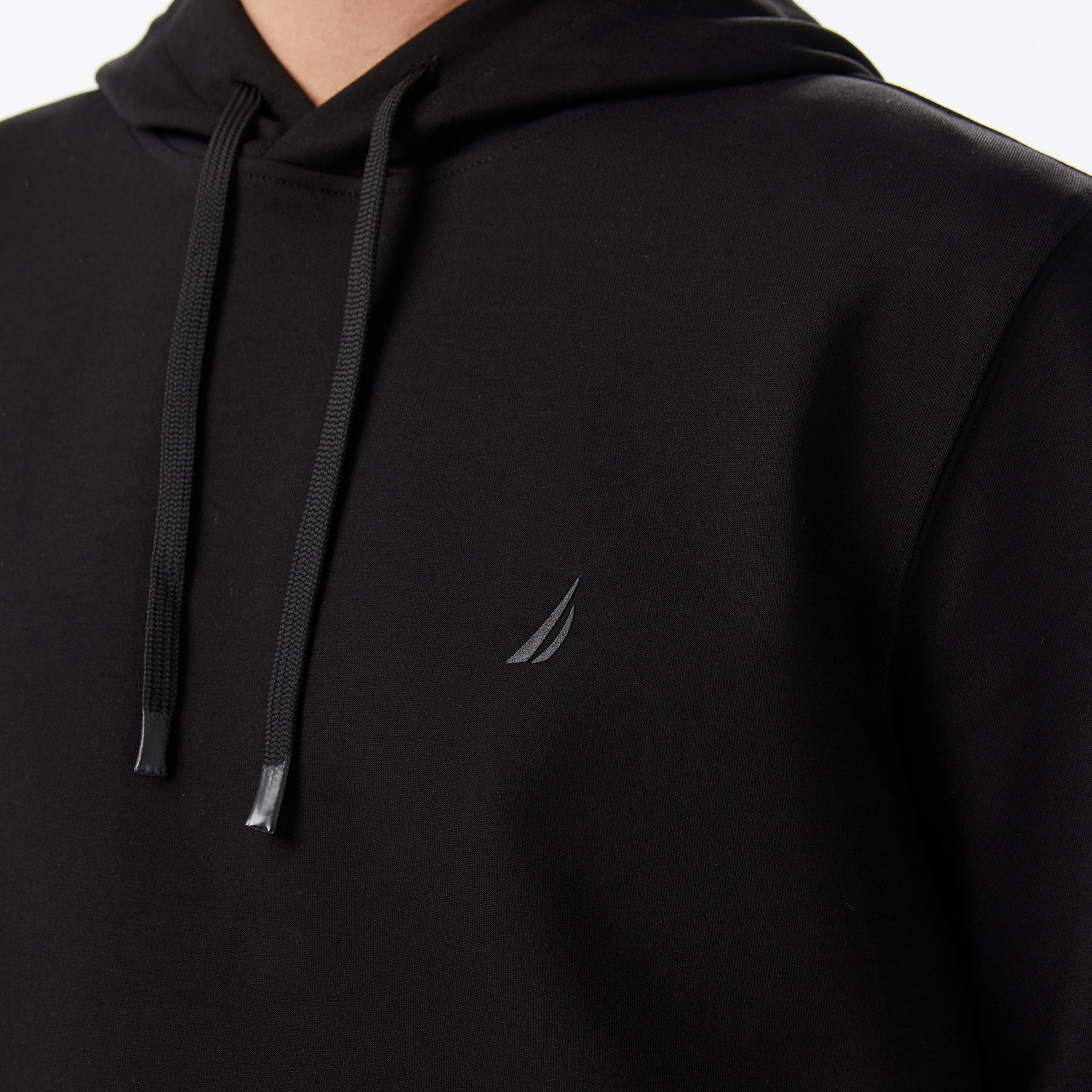 Nautica Erkek Siyah Classic Fit Kapüşonlu Sweatshirt