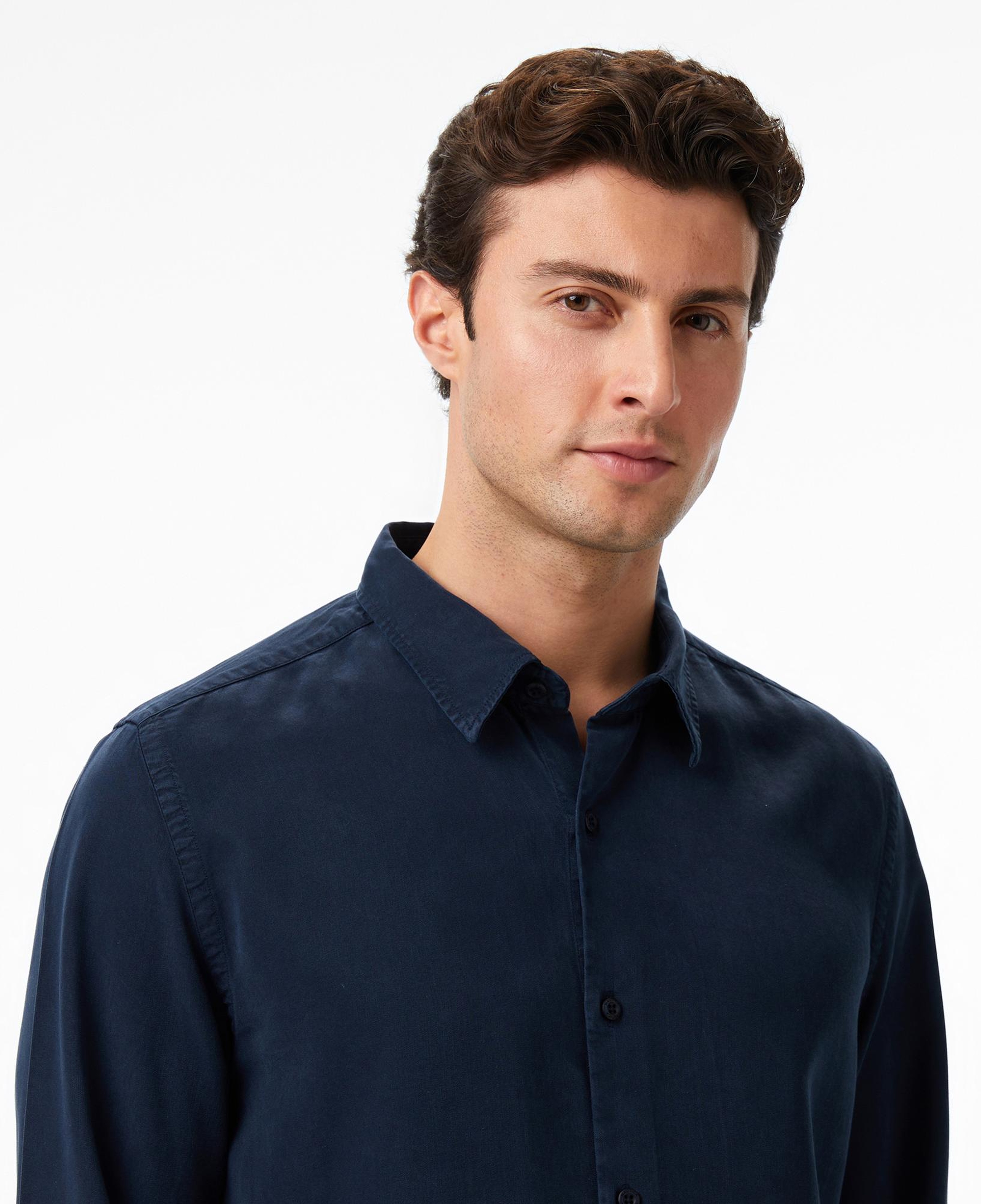 Nautica Erkek Lacivert Classic Fit Gömlek