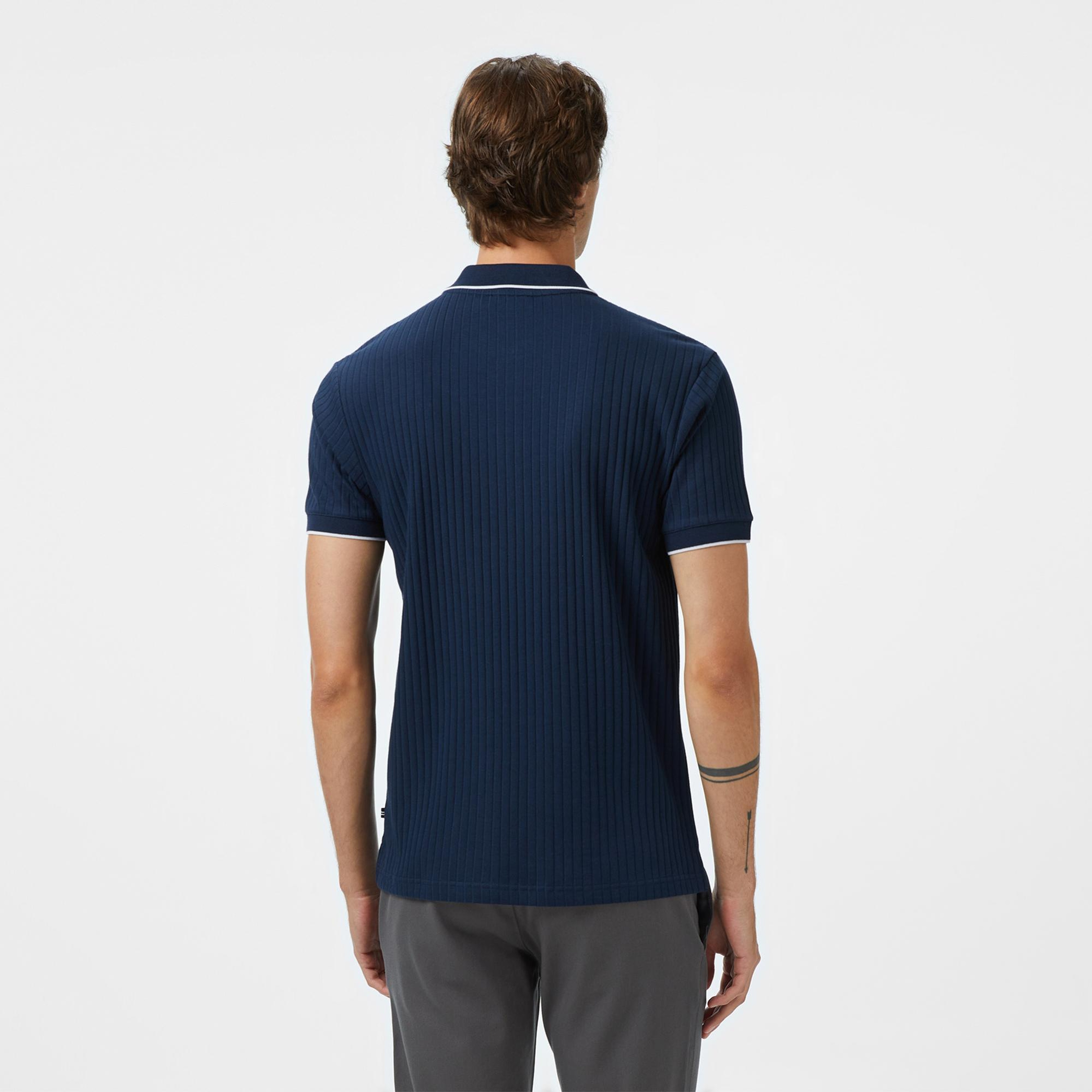 Nautica Erkek Lacivert Classic Fit Polo Yaka T-Shirt