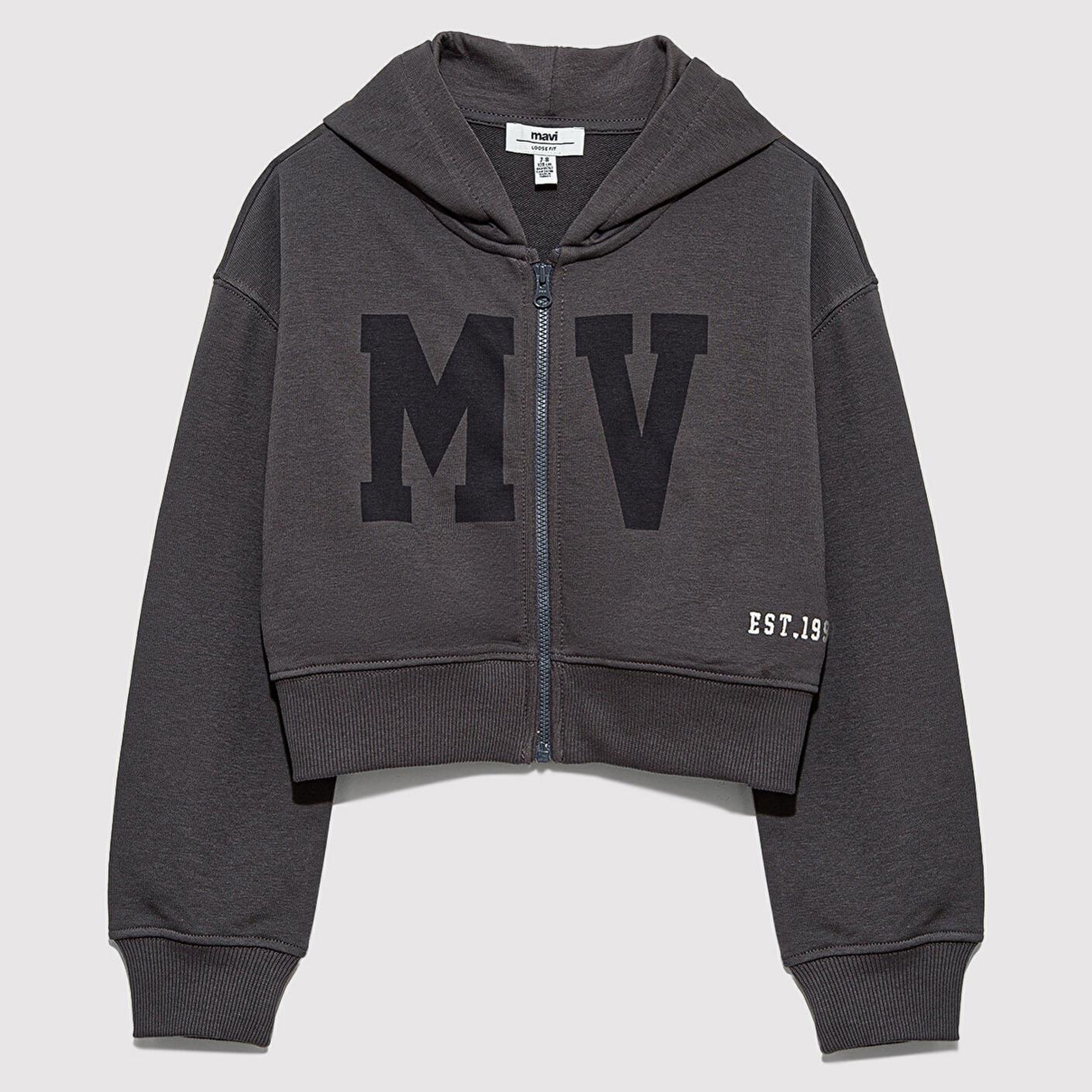 Mavi MV Baskılı Antrasit Sweatshirt 7S10128-90778