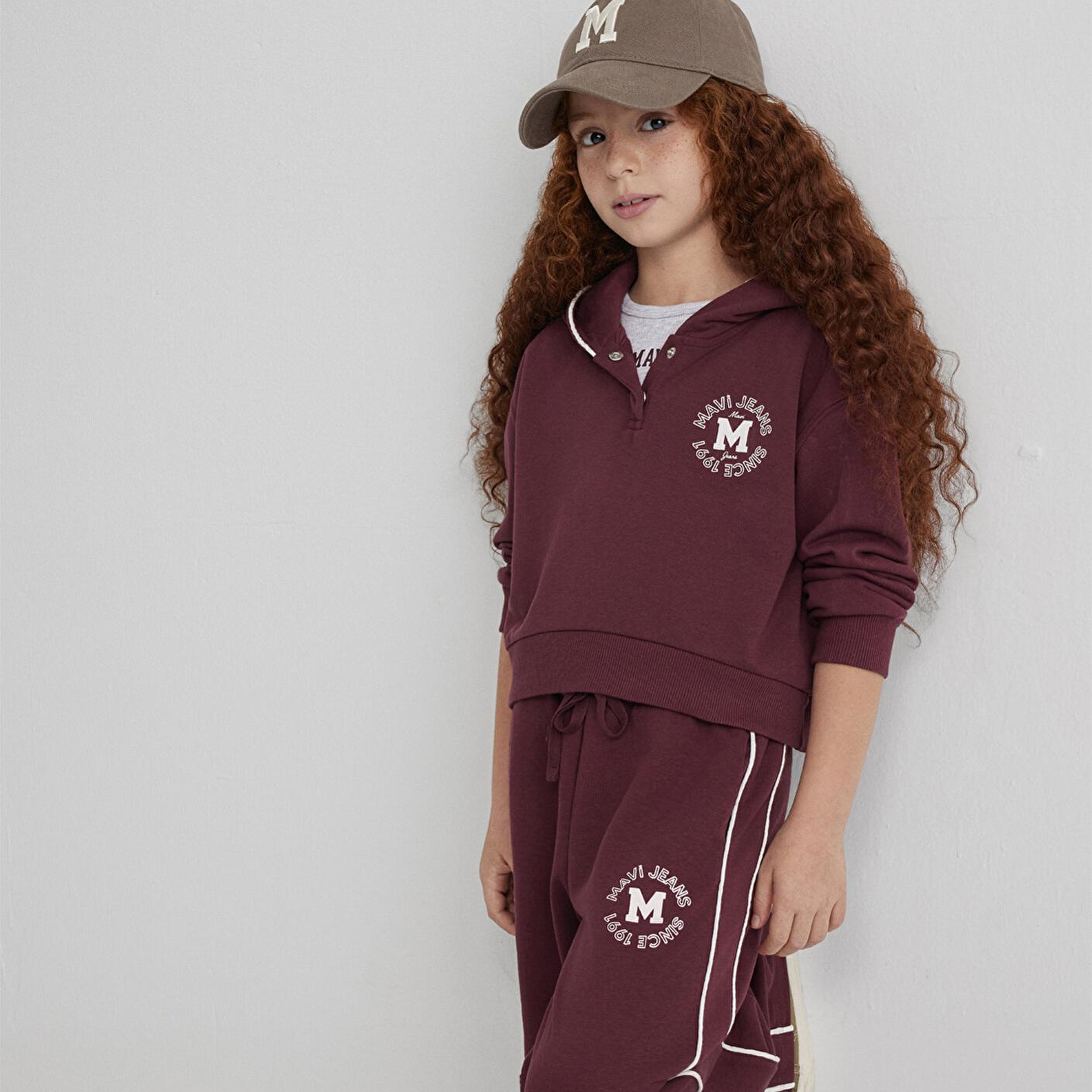 Mavi Mavi Jeans Baskılı Bordo Sweatshirt 7S10122-70393