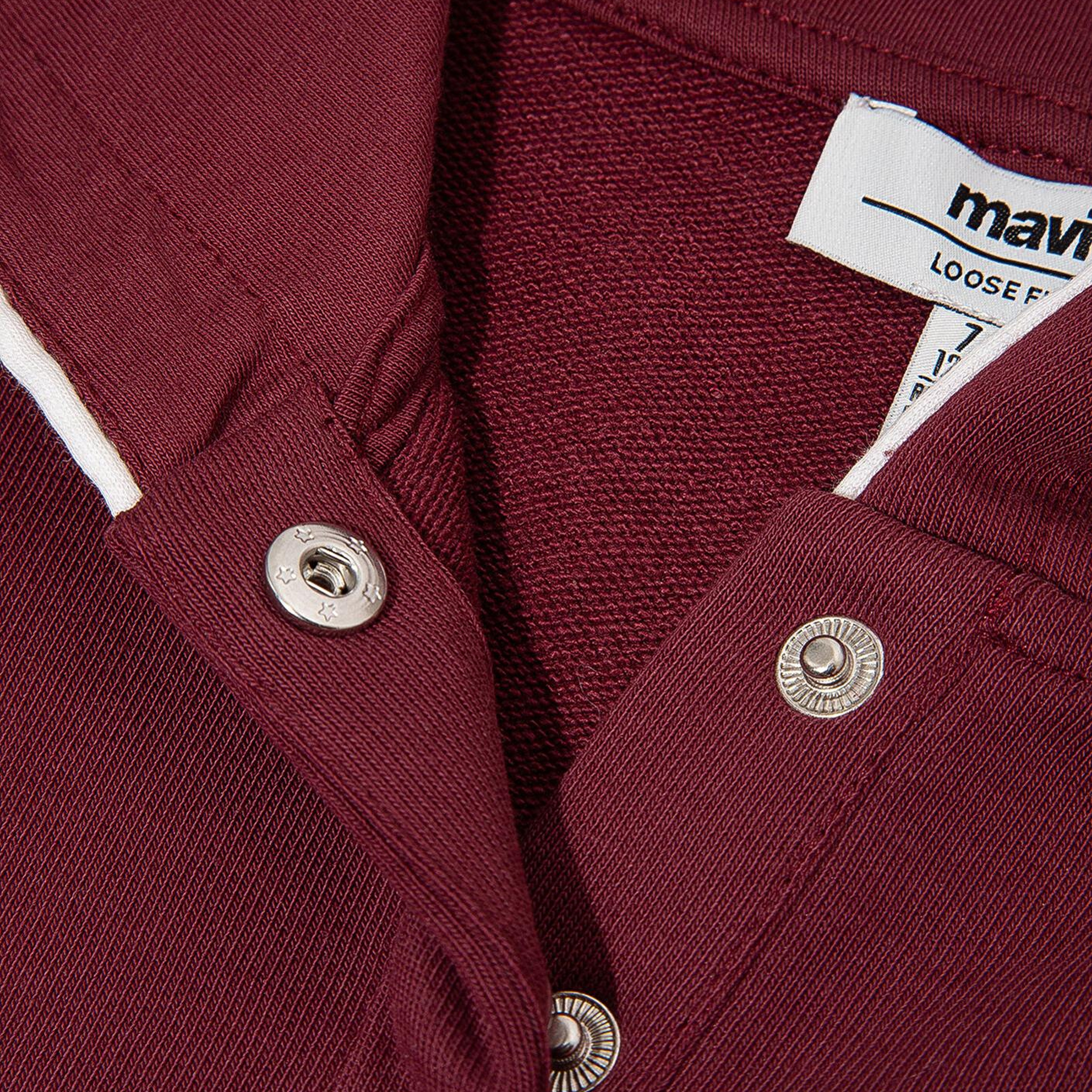 Mavi Mavi Jeans Baskılı Bordo Sweatshirt 7S10122-70393