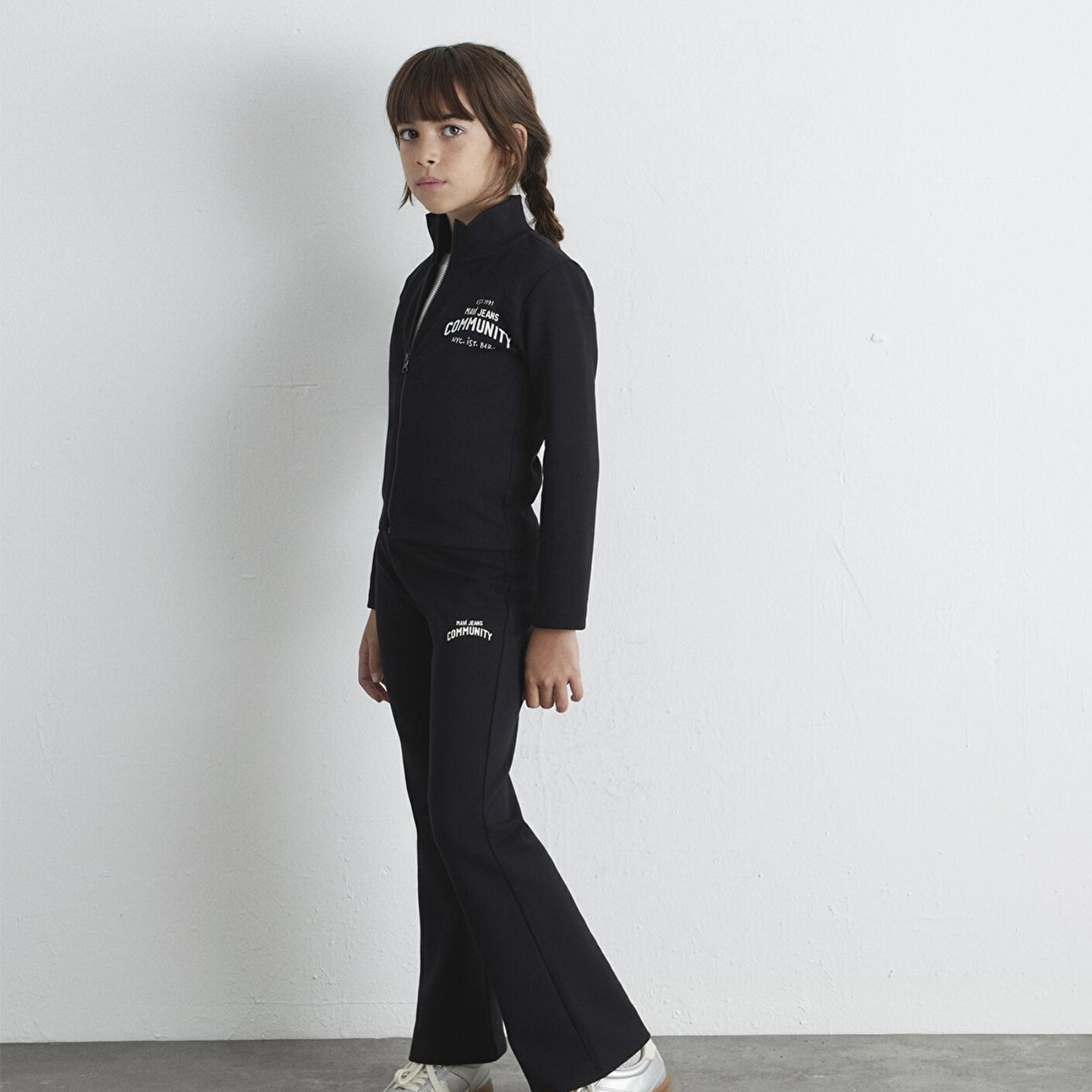 Mavi Mavi Jeans Baskılı Siyah İnterlok Sweatshirt 7S10129-900