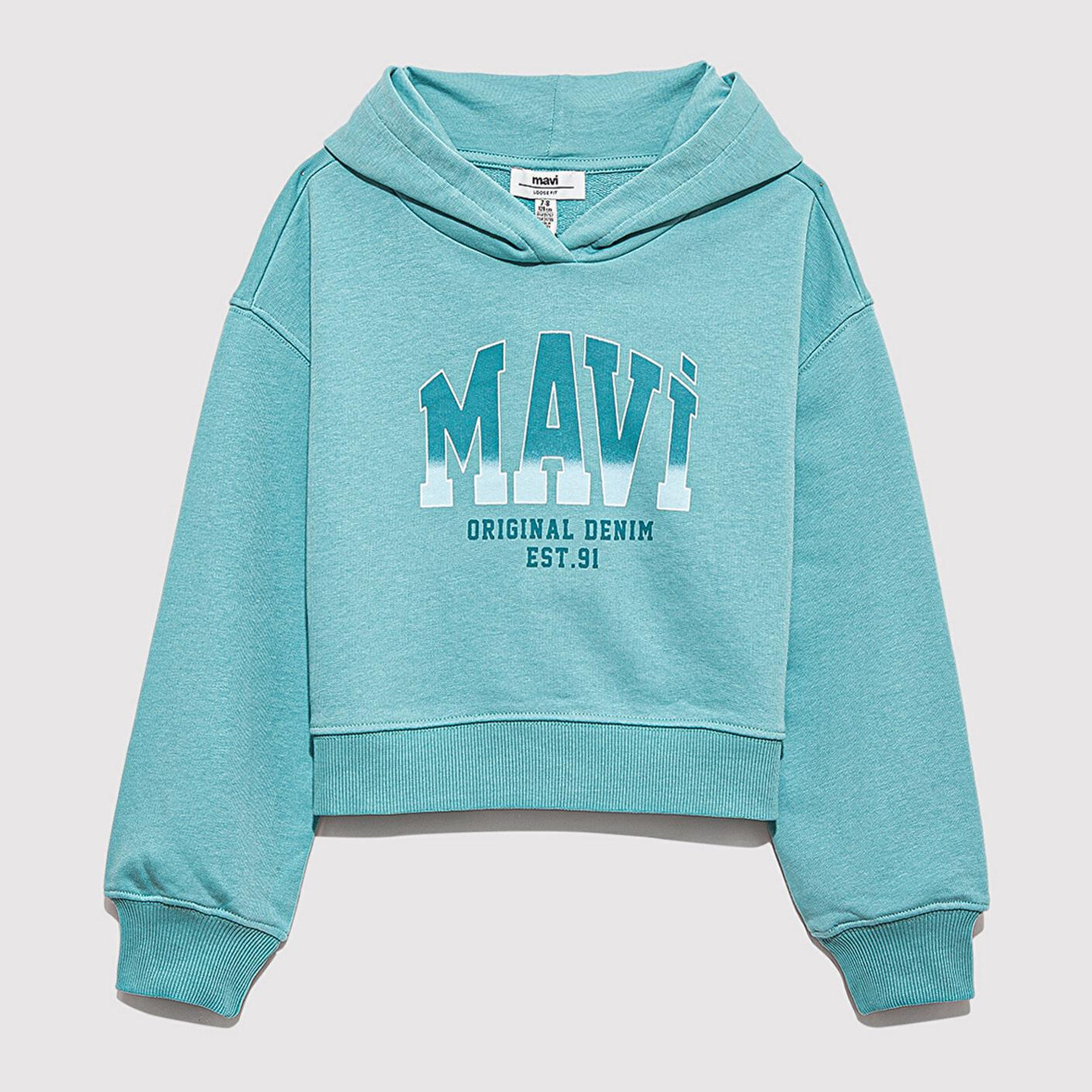Mavi Mavi Logo Baskılı Yeşil Sweatshirt 7S10124-71748