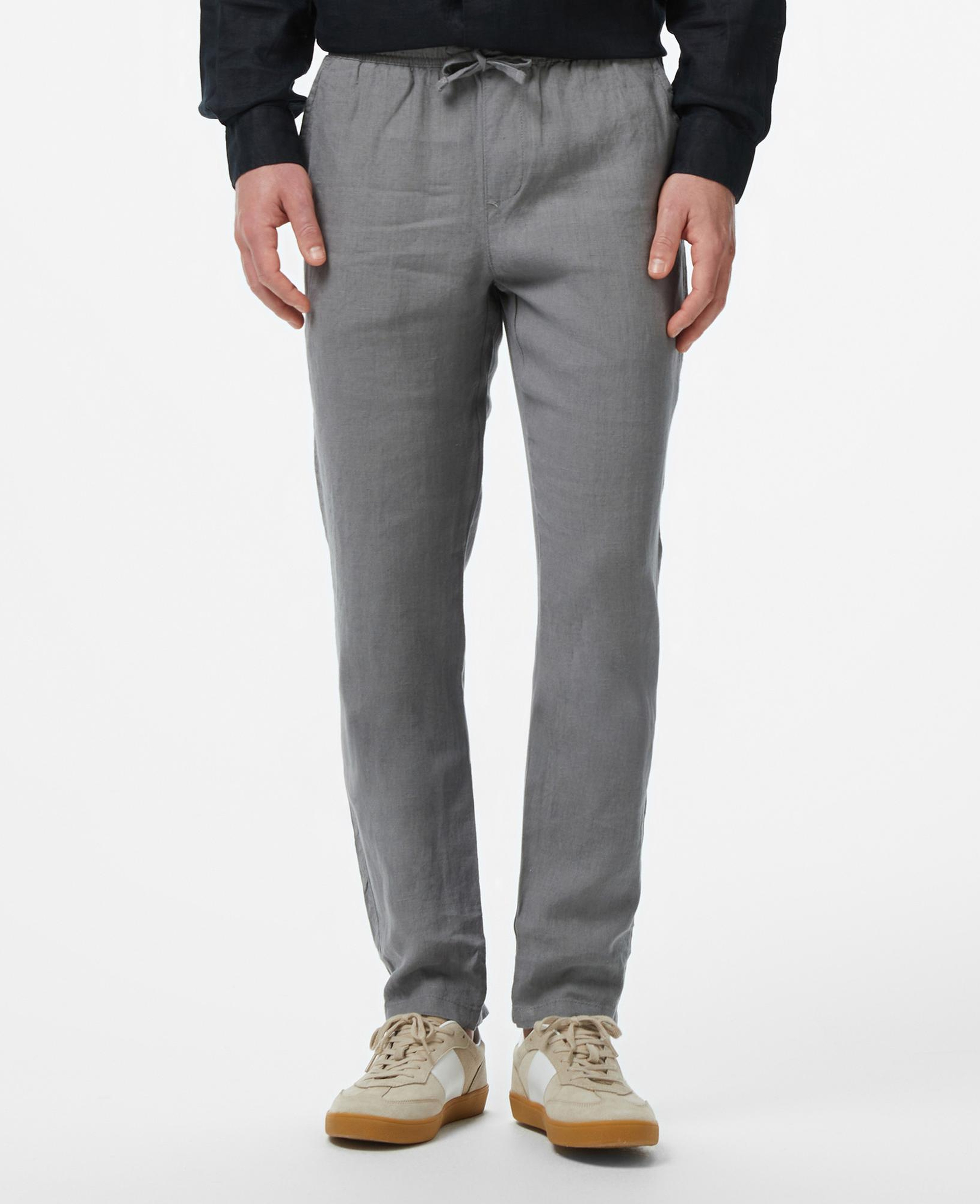 Nautica Erkek Gri Jogger Keten Pantolon