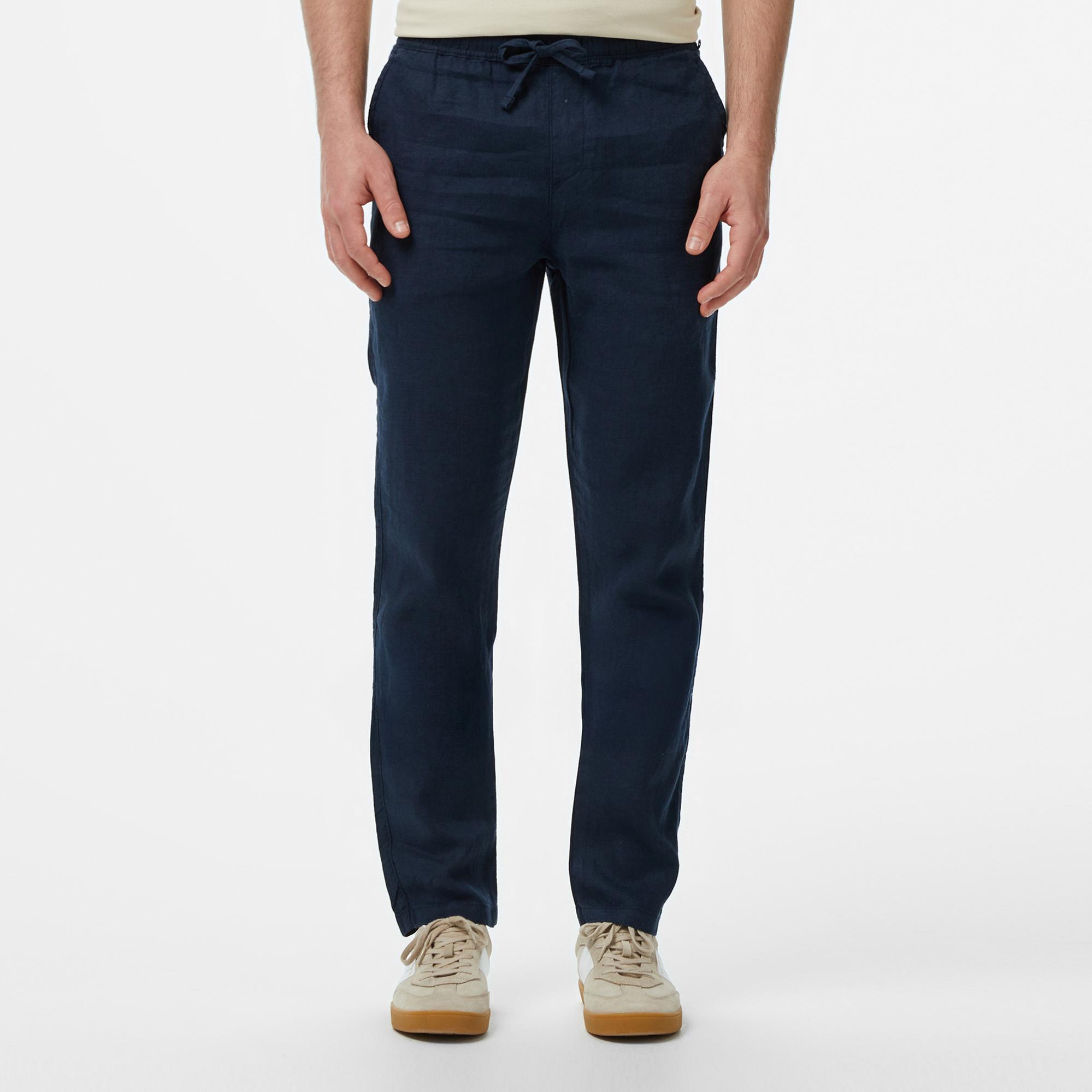 Nautica Erkek Lacivert Jogger Keten Pantolon