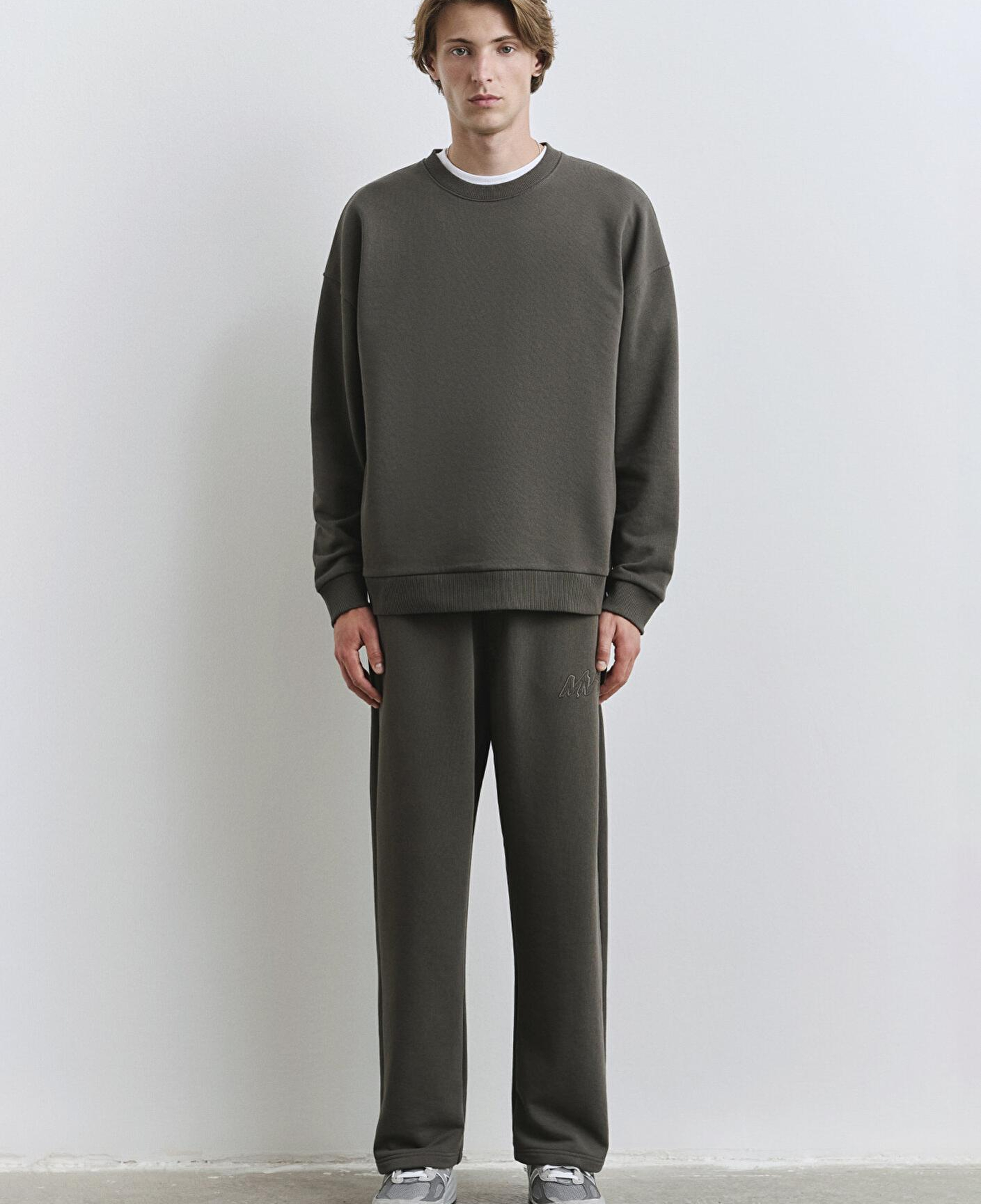 Mavi MV91 Sırt Baskılı Yeşil Sweatshirt 0S10405-71542