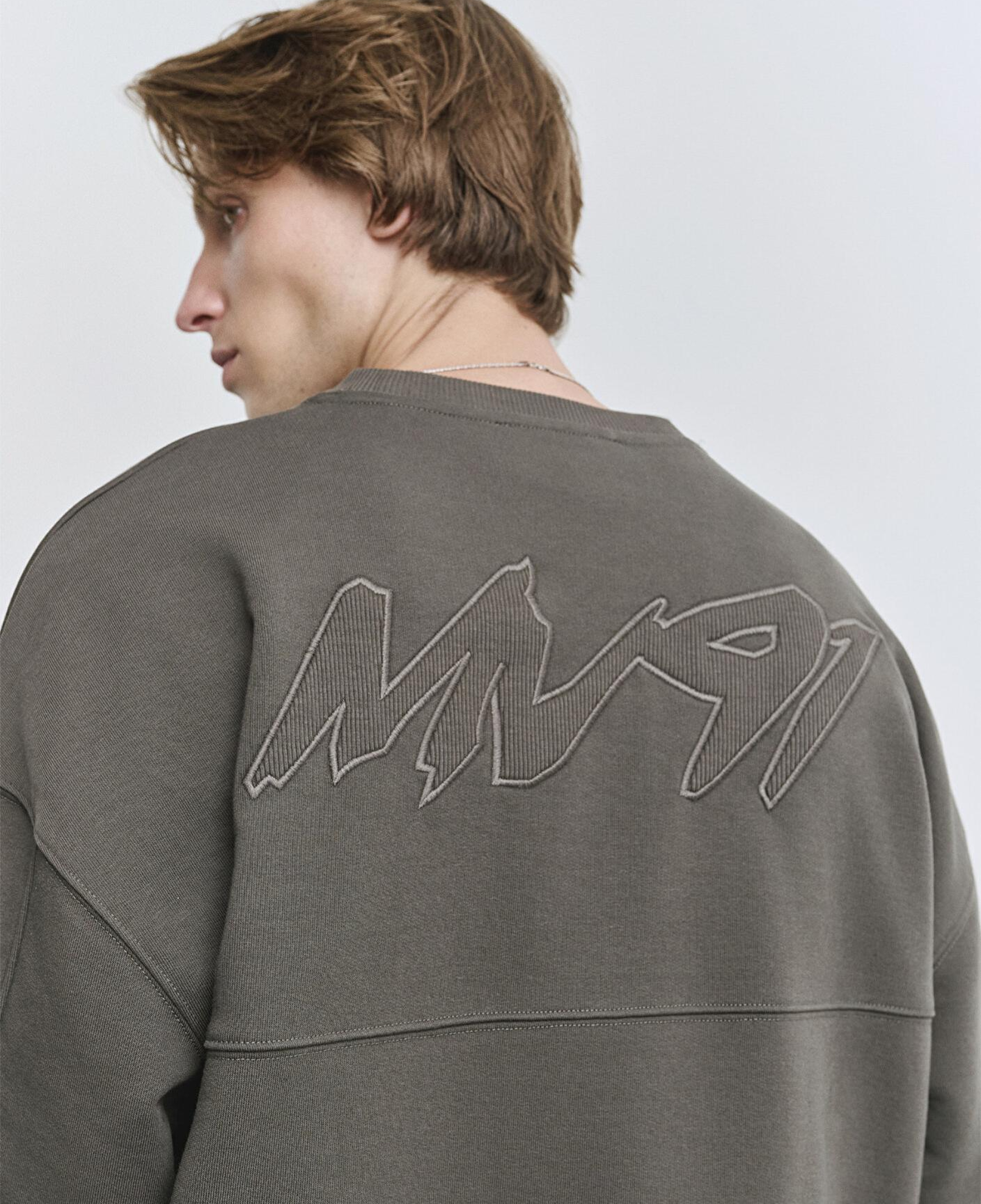 Mavi MV91 Sırt Baskılı Yeşil Sweatshirt 0S10405-71542