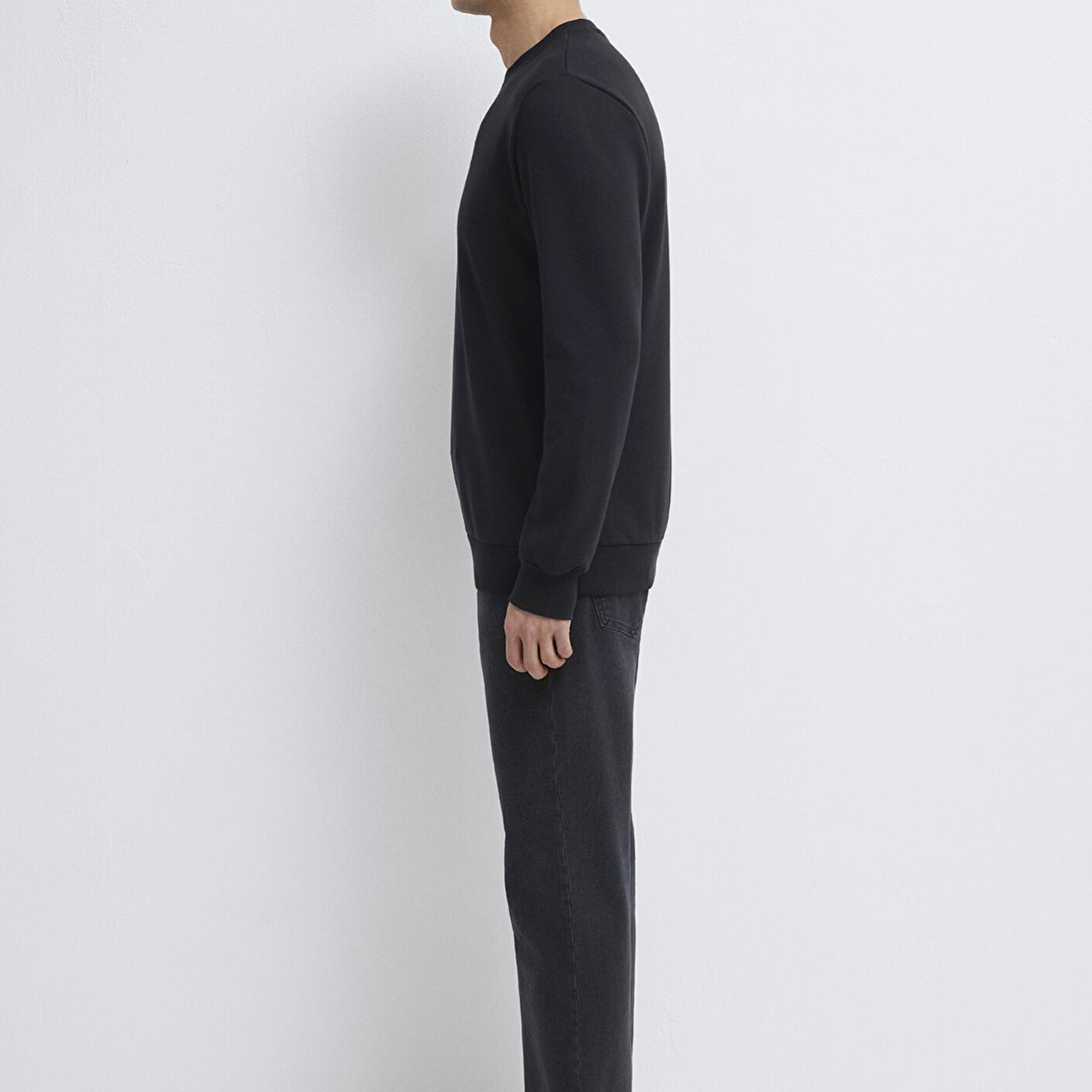 Mavi Bisiklet Yaka Siyah Sweatshirt 0S10457-900