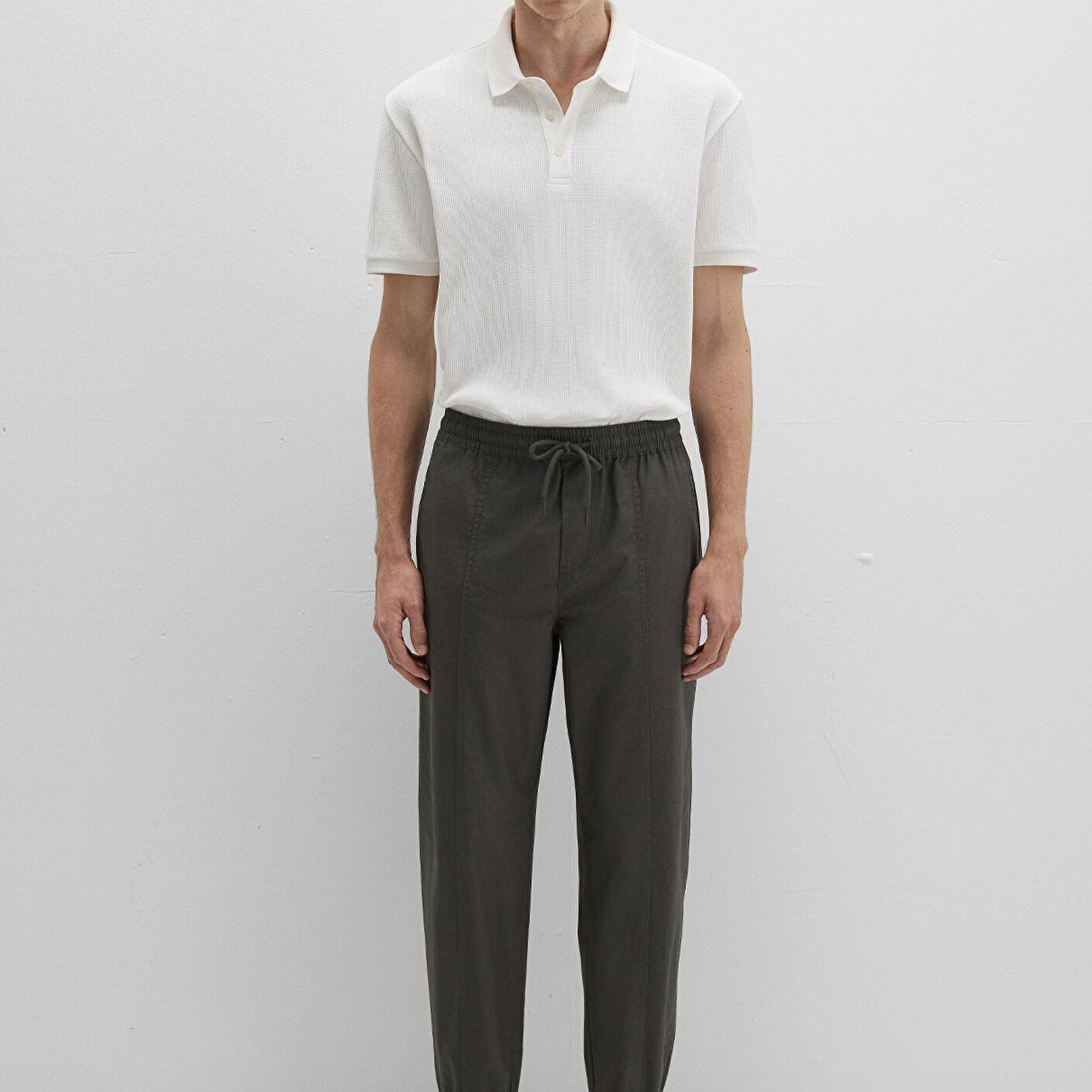 Mavi Beli Lastikli Antrasit Jogger Pantolon 0010190-86764