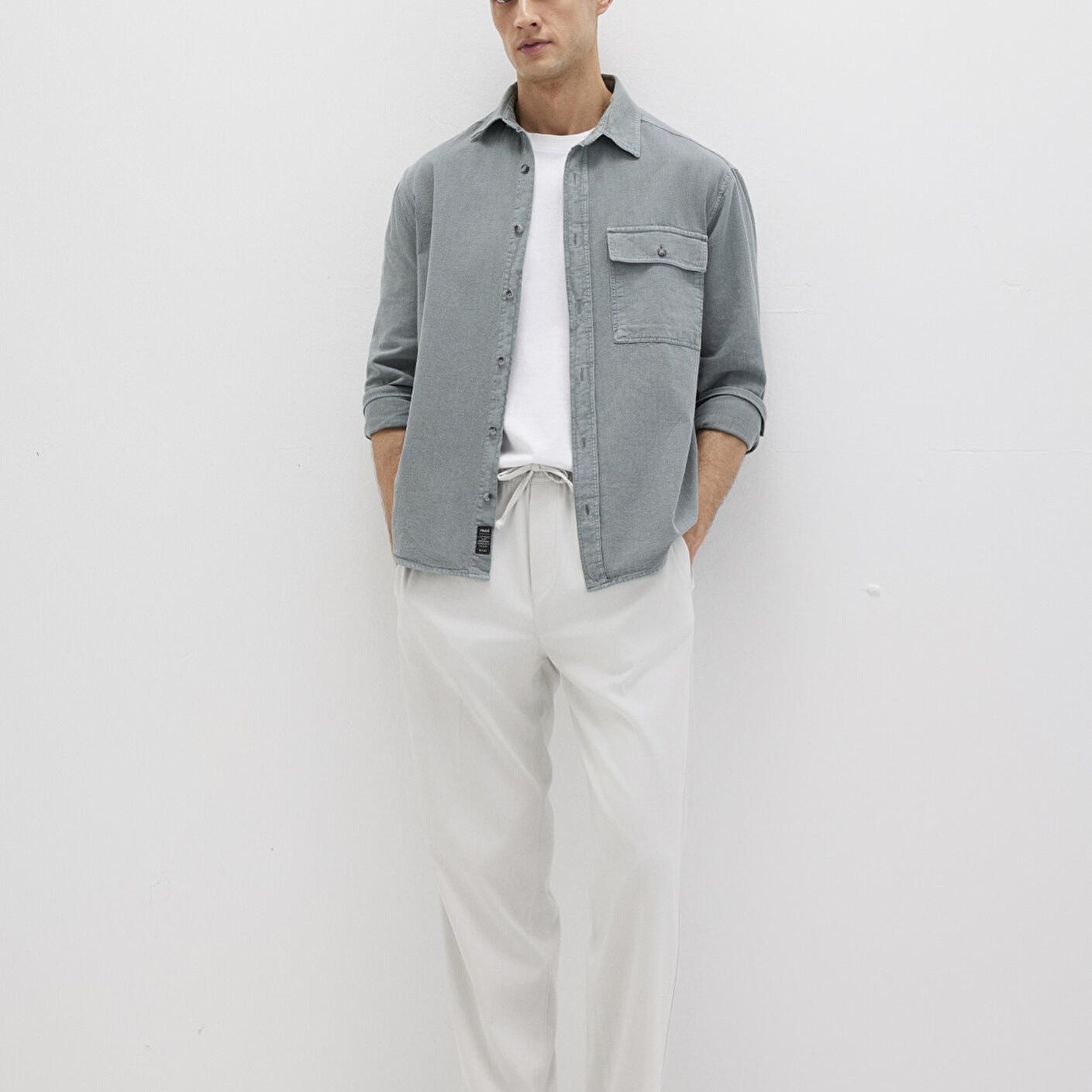 Mavi Açık Gri Pantolon 0010480-70080