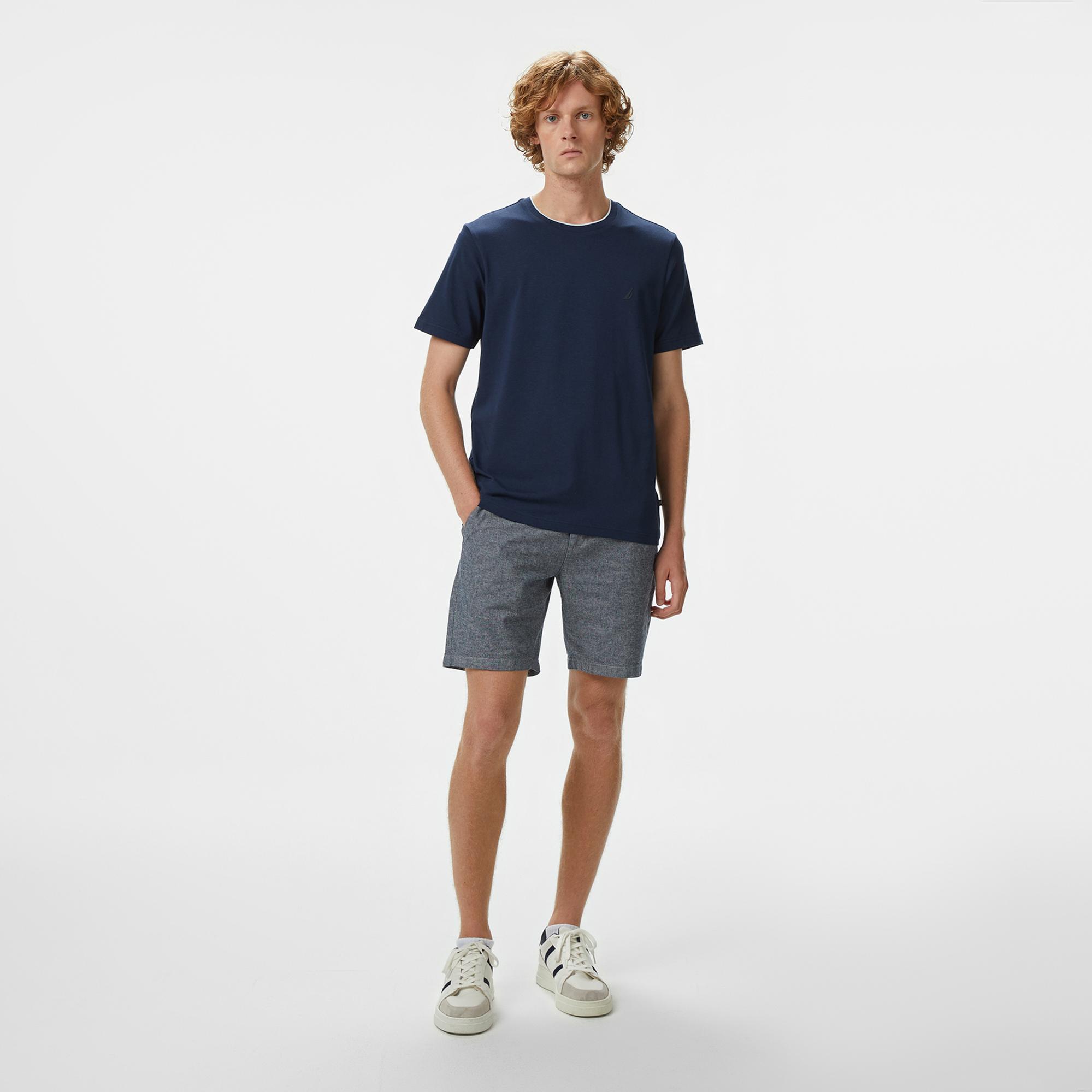 Nautica Erkek Lacivert Classic Fit T-Shirt
