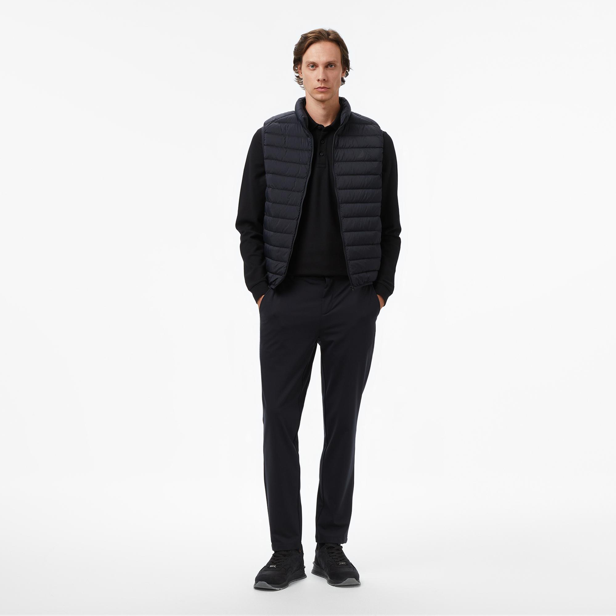 Nautica Erkek Siyah Su İtici Özellikli Yelek