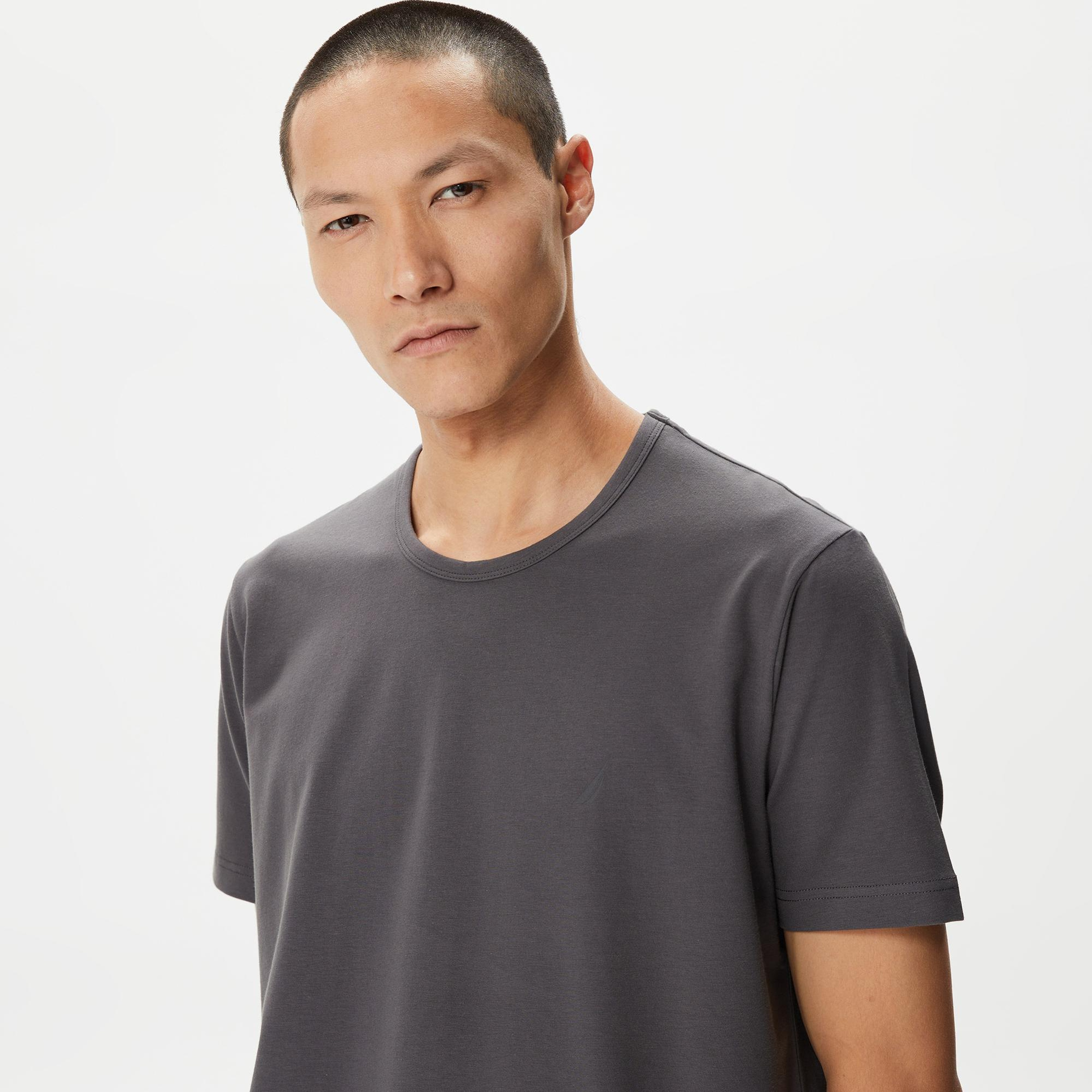 Nautica Erkek Gri Standart Fit T-Shirt