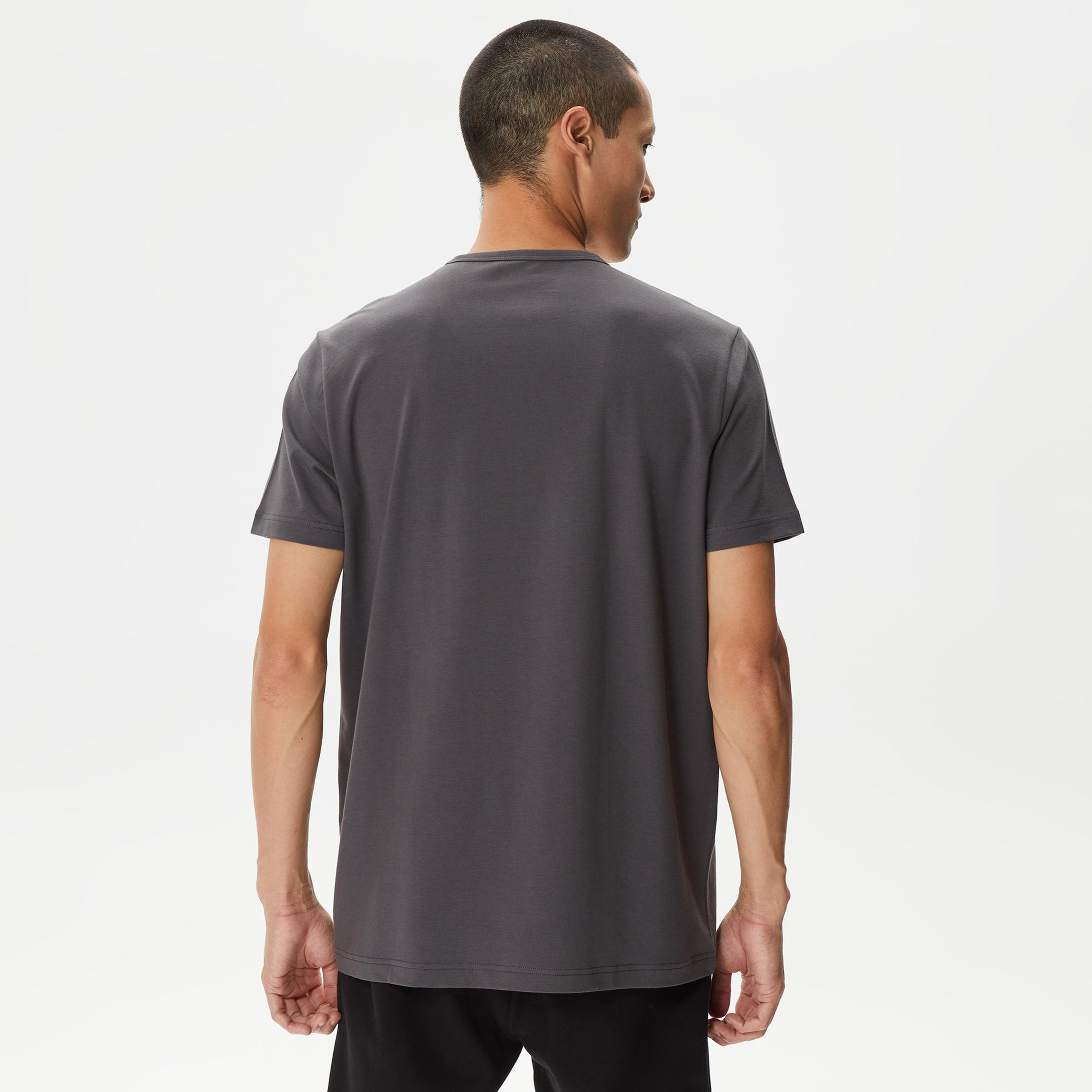 Nautica Erkek Gri Standart Fit T-Shirt