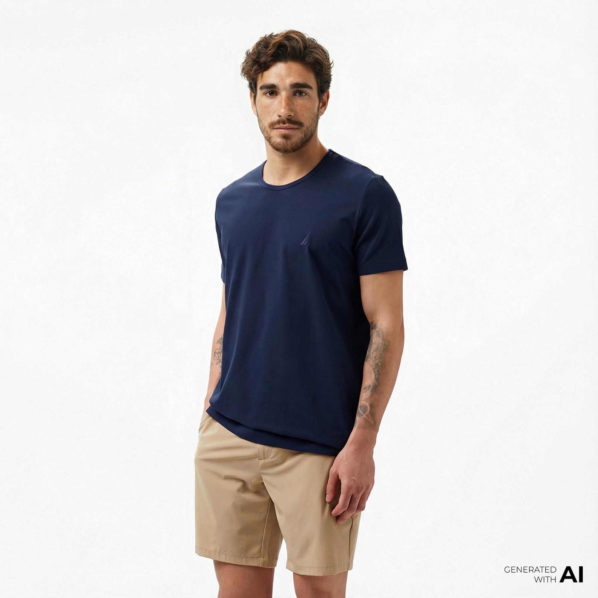 Nautica Erkek Lacivert T-Shirt
