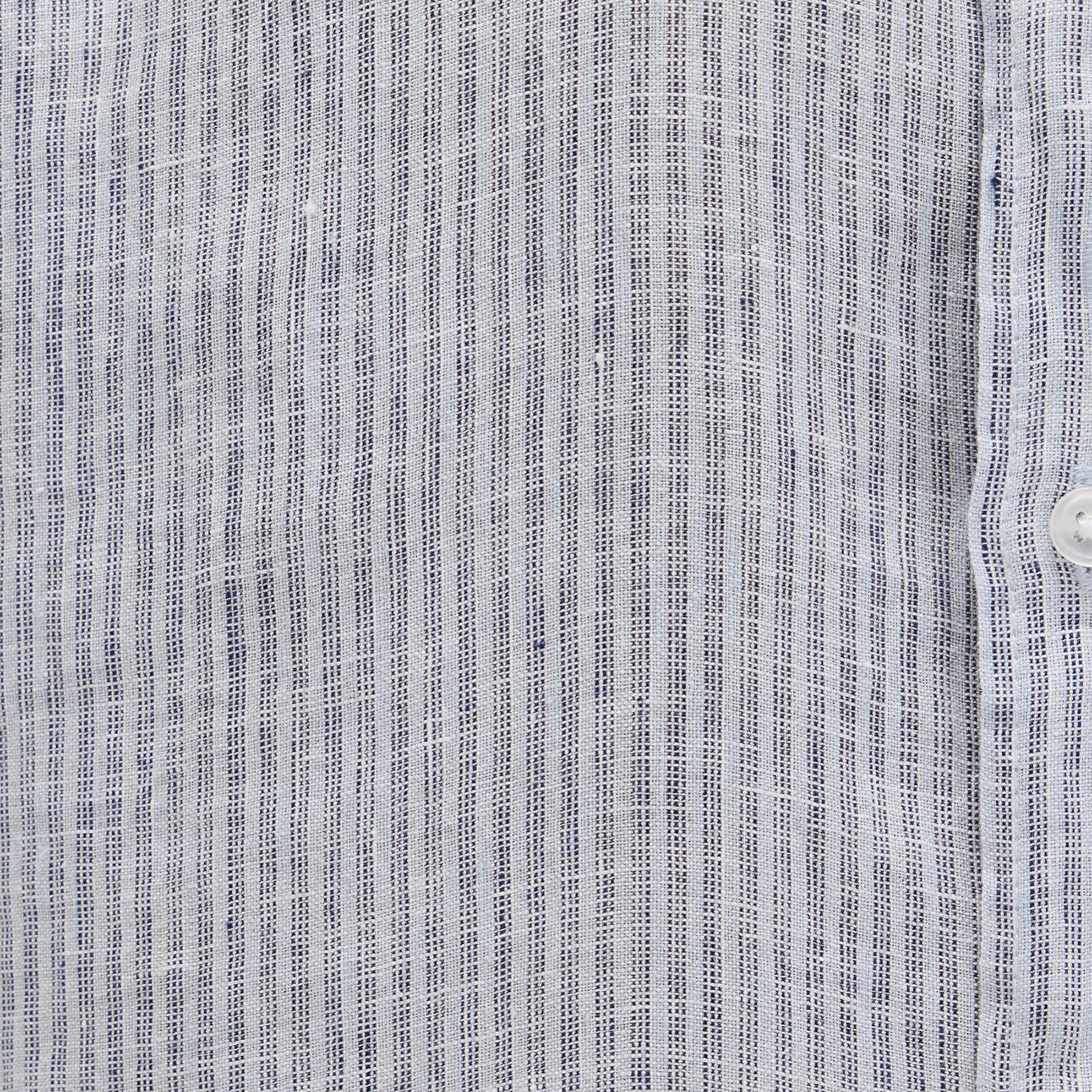 Mavi Çizgili Mavi Gömlek Regular Fit / Normal Kesim 0211694-90913