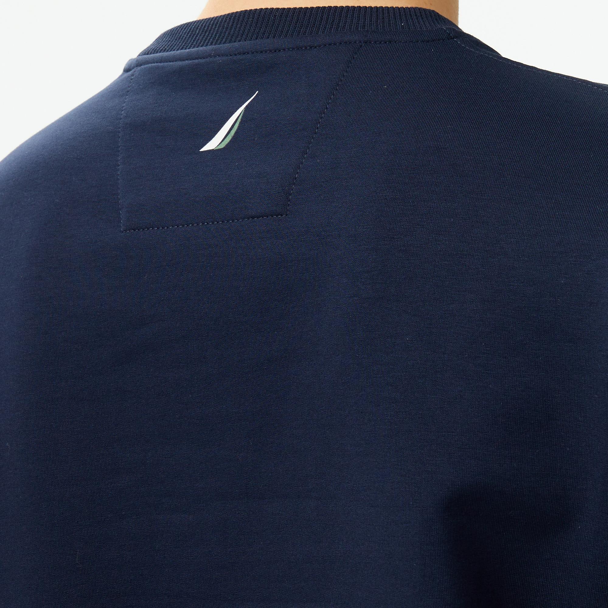 Nautica Erkek Lacivert Regular Fit Sweatshirt