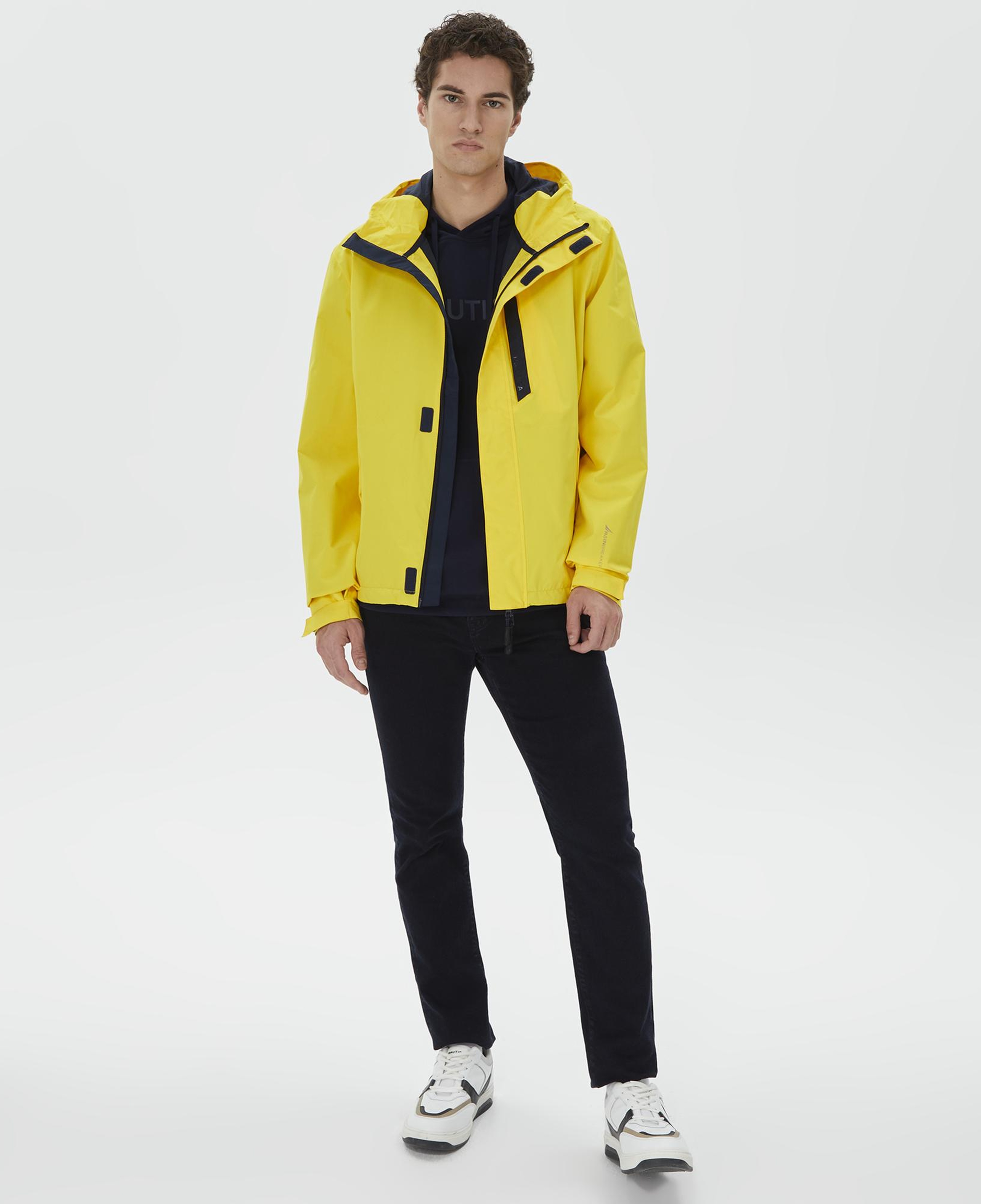 Nautica Erkek Sarı Su Kaydırma Özellikli Yağmurluk