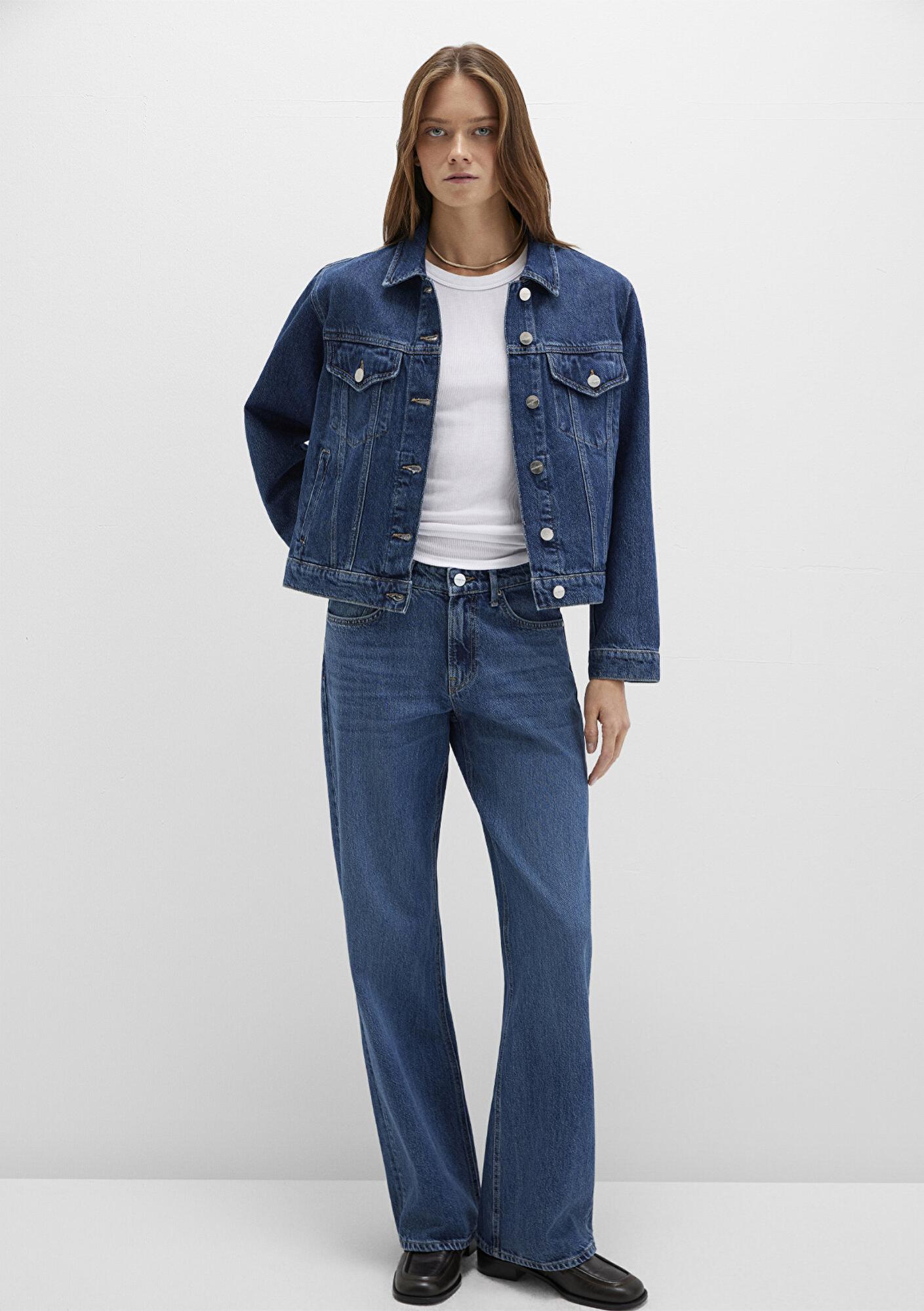 Mavi Ruby Iconic Koyu Mavi Jean Ceket 1110505-90542