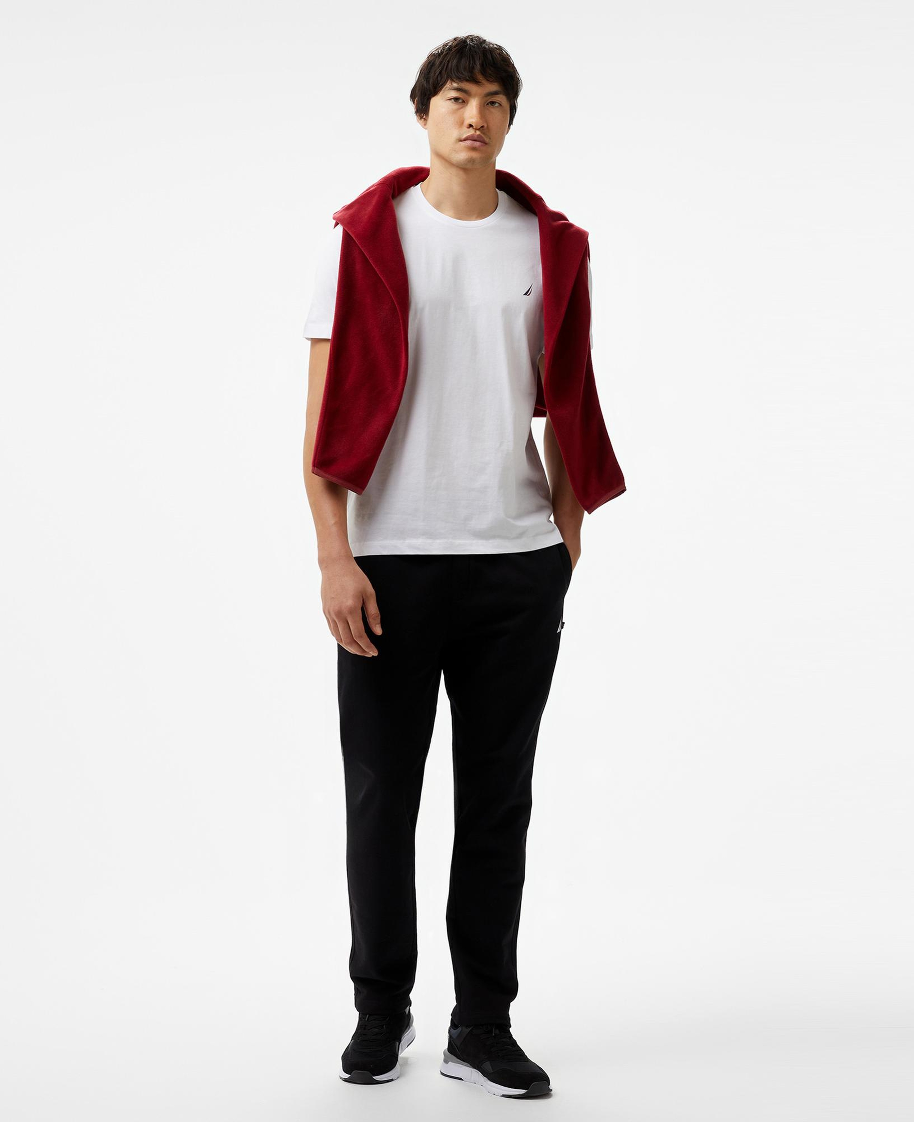 Nautica Erkek Beyaz Standart Fit T-Shirt