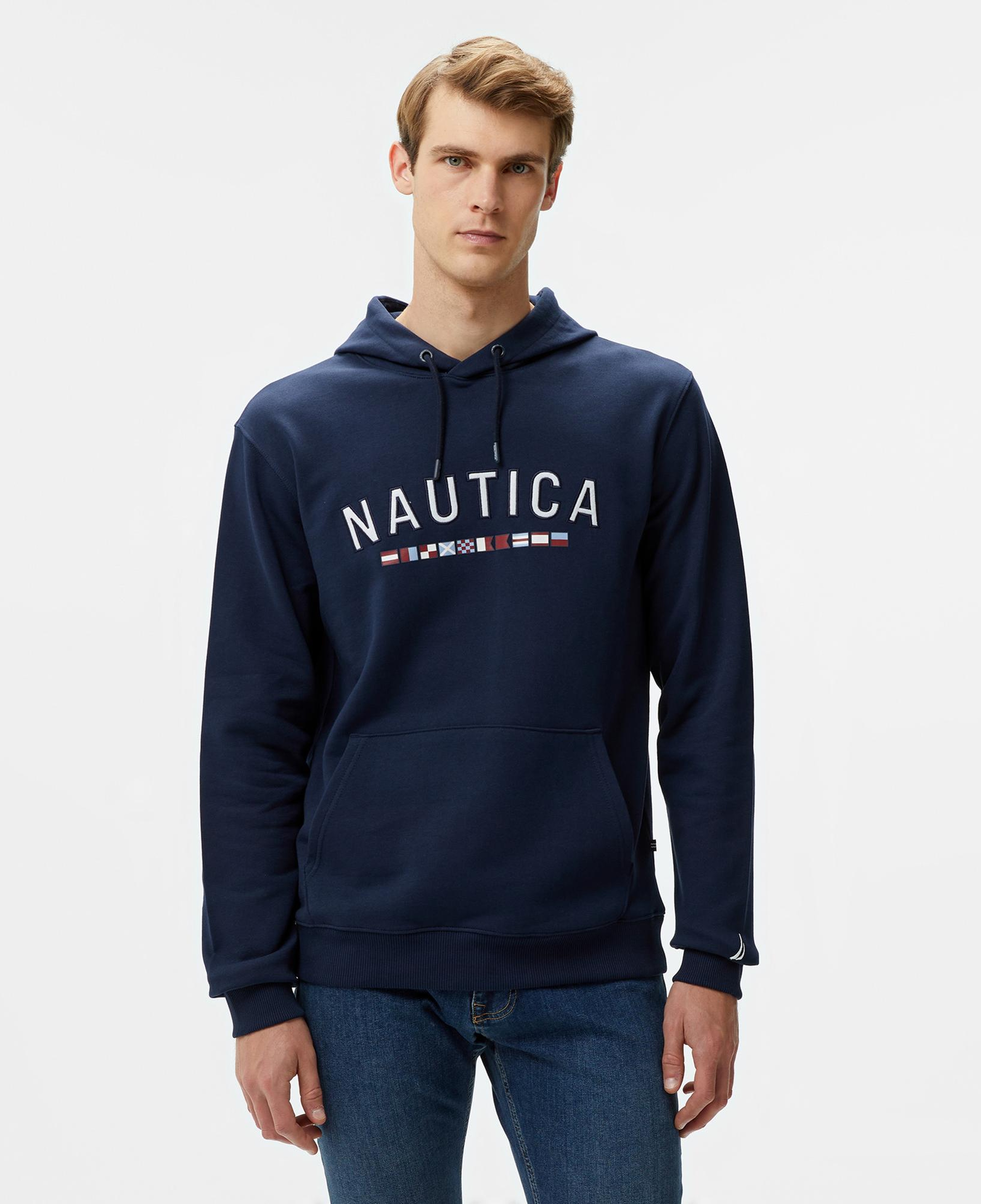 Nautica Erkek Lacivert Regular Fit Sweatshirt