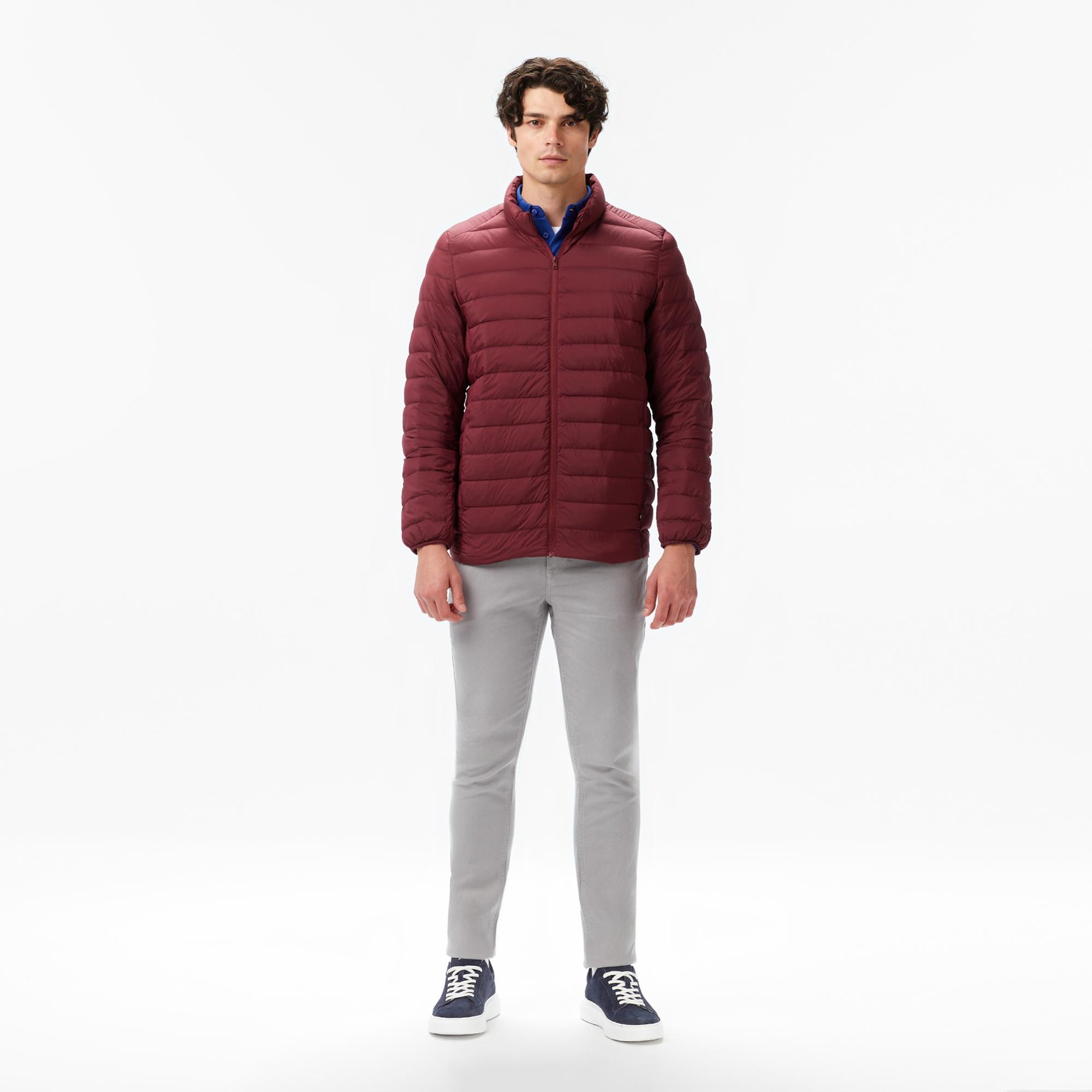 Nautica Erkek Bordo Regular Fit Mont