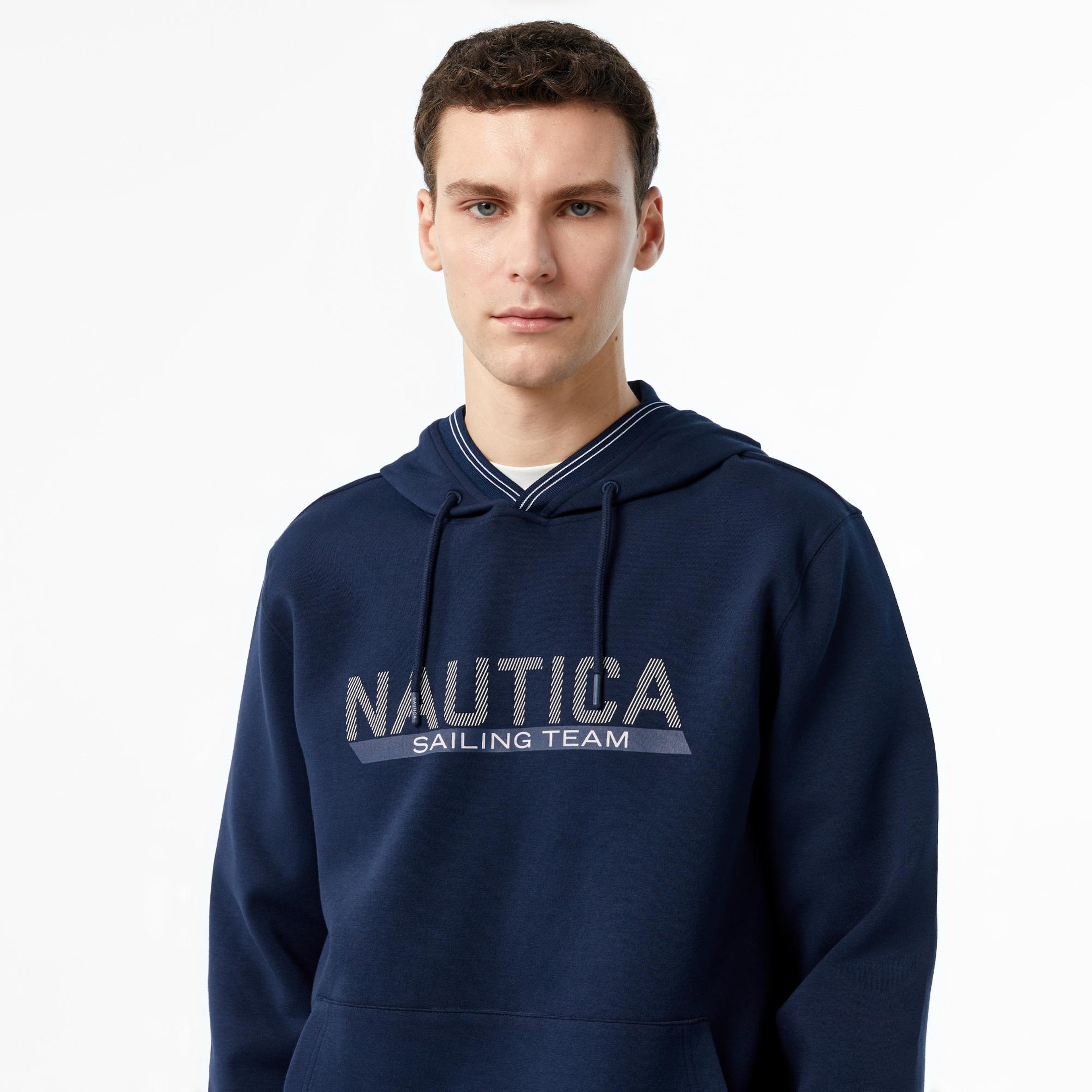 Nautica Erkek Lacivert Regular Fit Sweatshirt