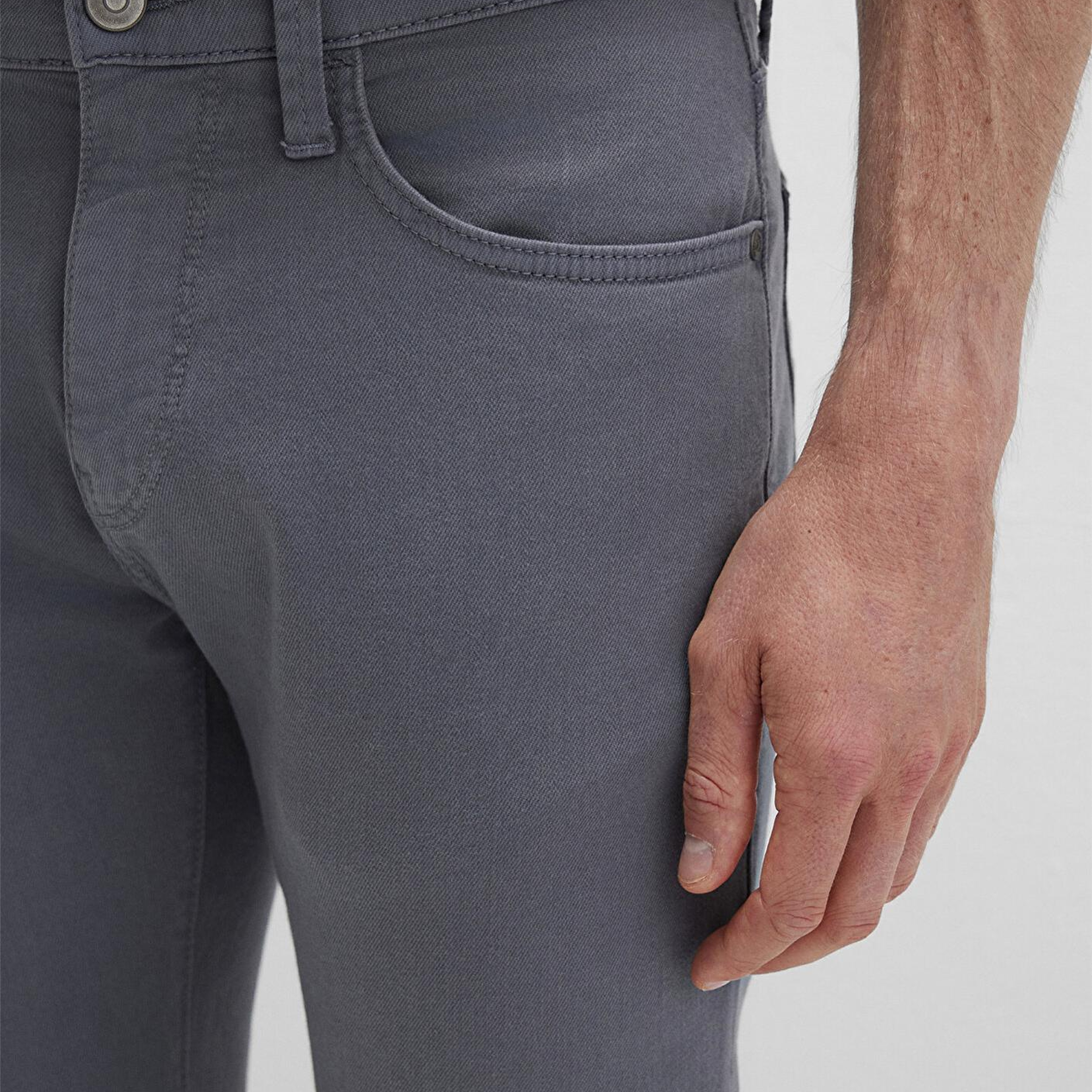 Mavi Jake Sisli Gri Gabardin Pantolon 0042290683